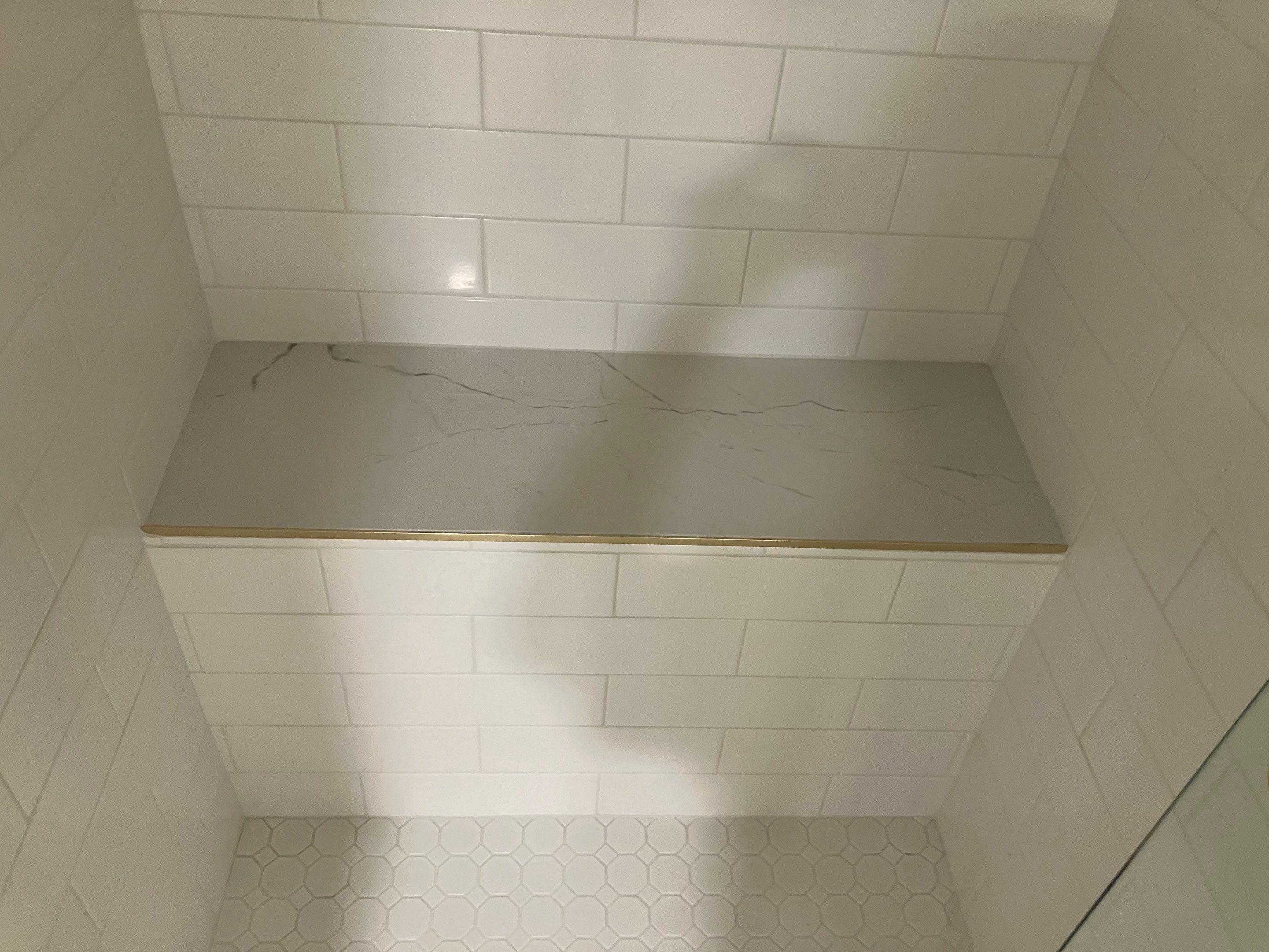 New Tile Shower and Bath Floors by Footprints Floors of Nashville