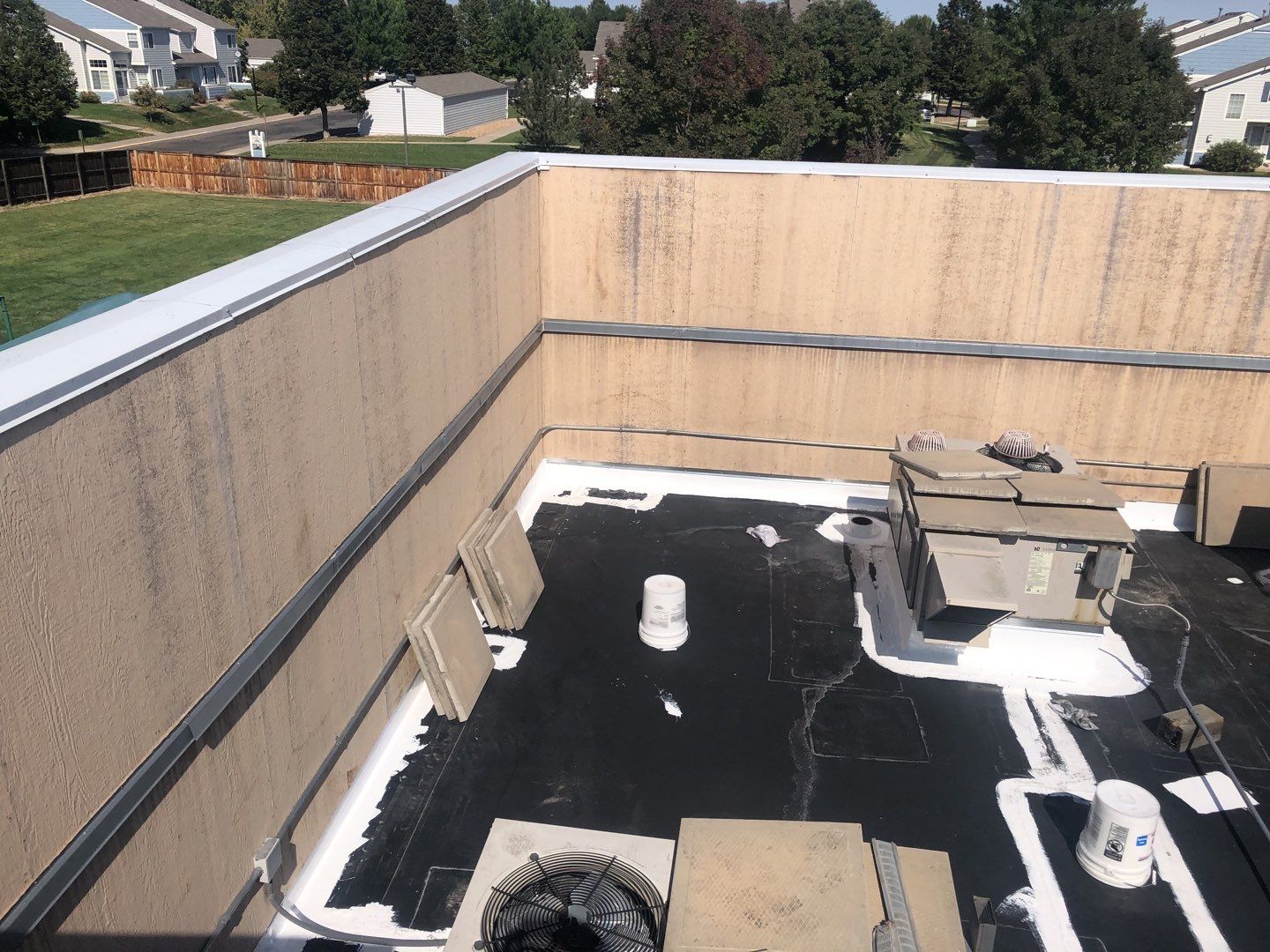 Commercial Roofing Installation using American Standard Coating - S  by A to Z Roofing