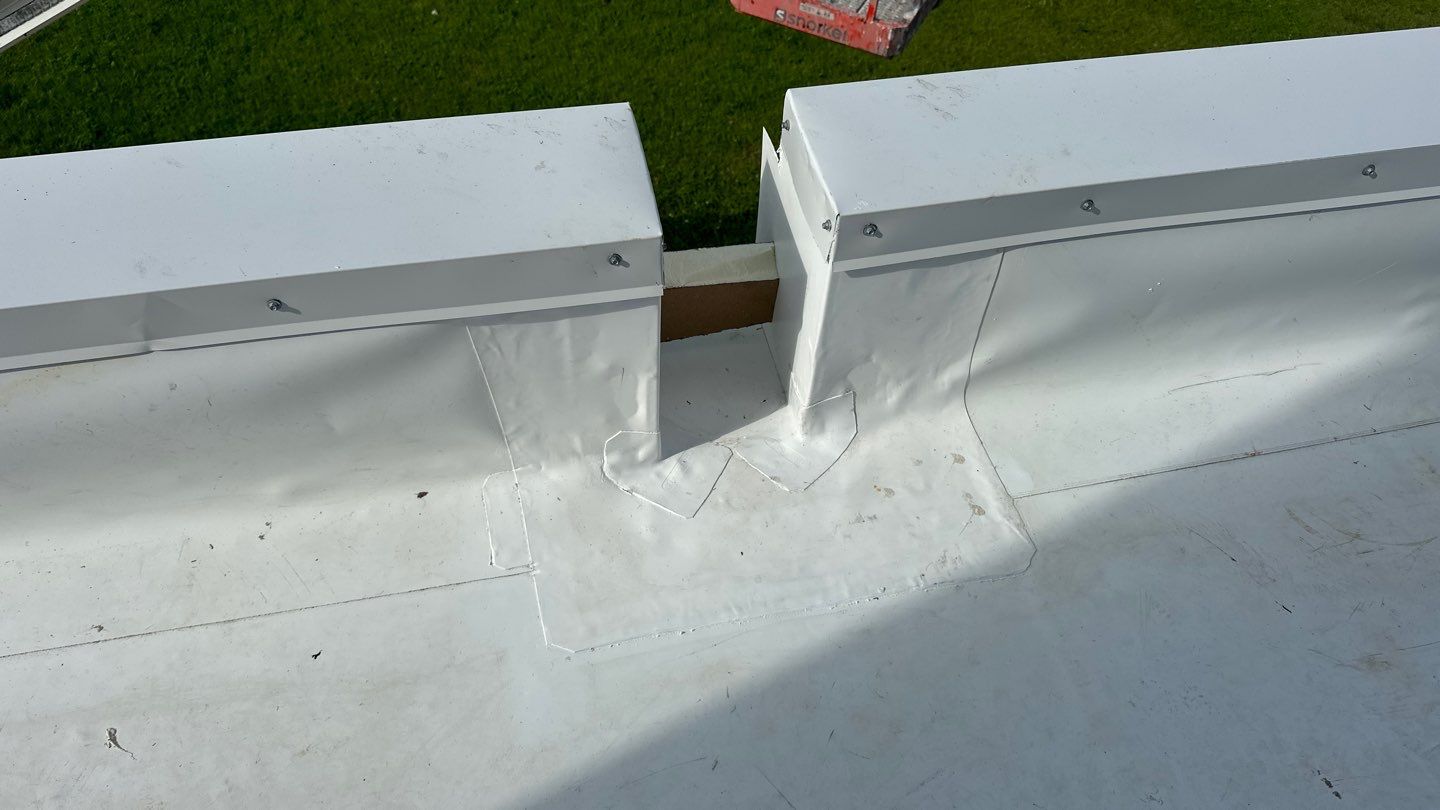 Residential Install of Flat TPO by International Roofing
