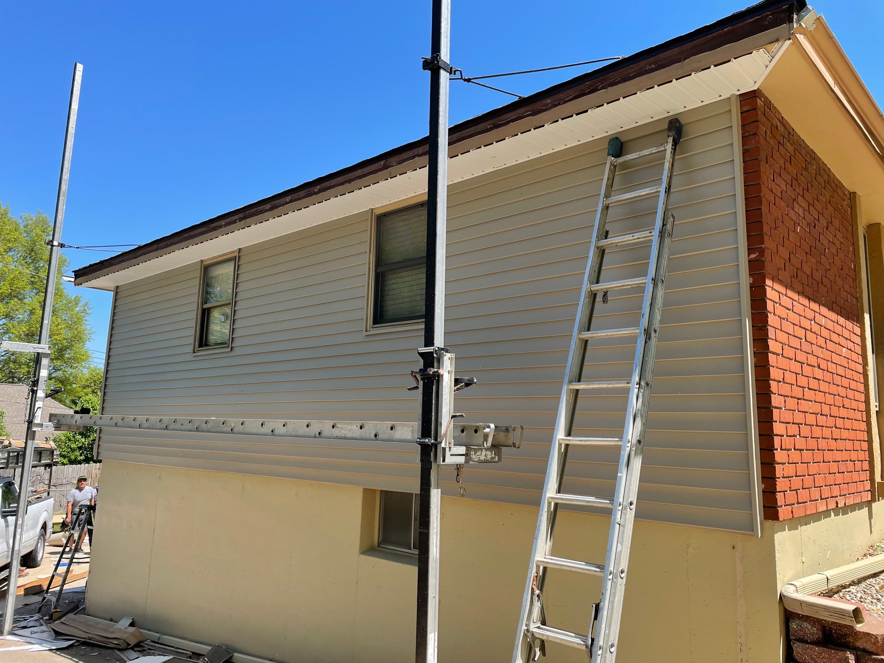 Residential Roofing Installation and adding our Premium Point  by EEC  Windows, Siding & Roofing 