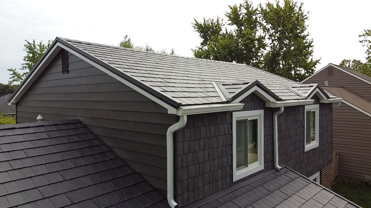 Full Exterior Home Transformation – Metal Slate Roof in Fort Wayne, IN by 4Ever Metal Roofing