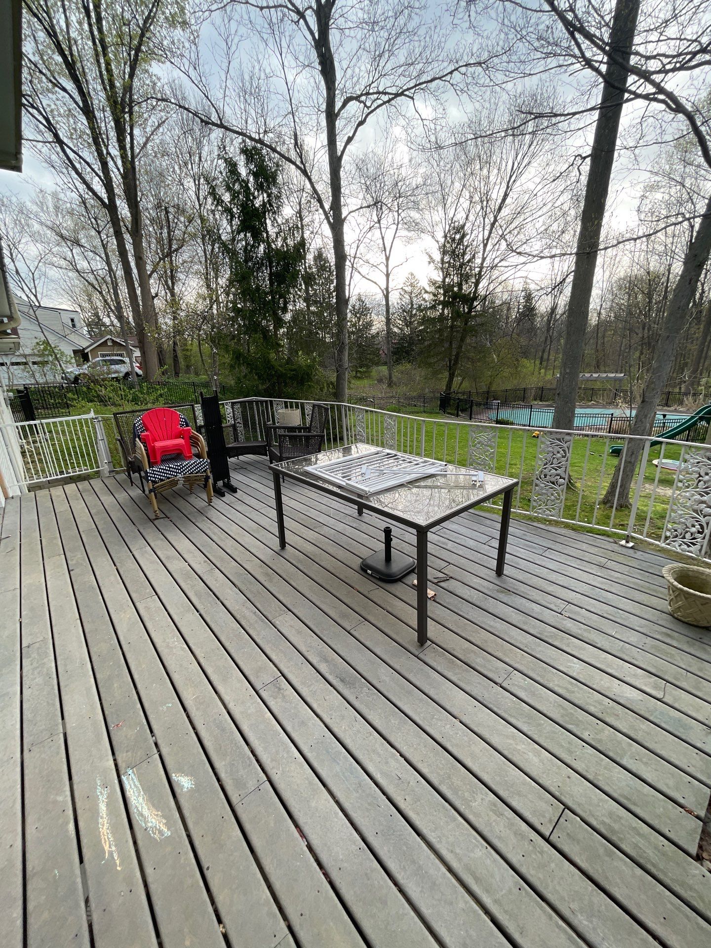 Deck Staining using Arborcoat Solid Stain by Callaway Contracting LLC