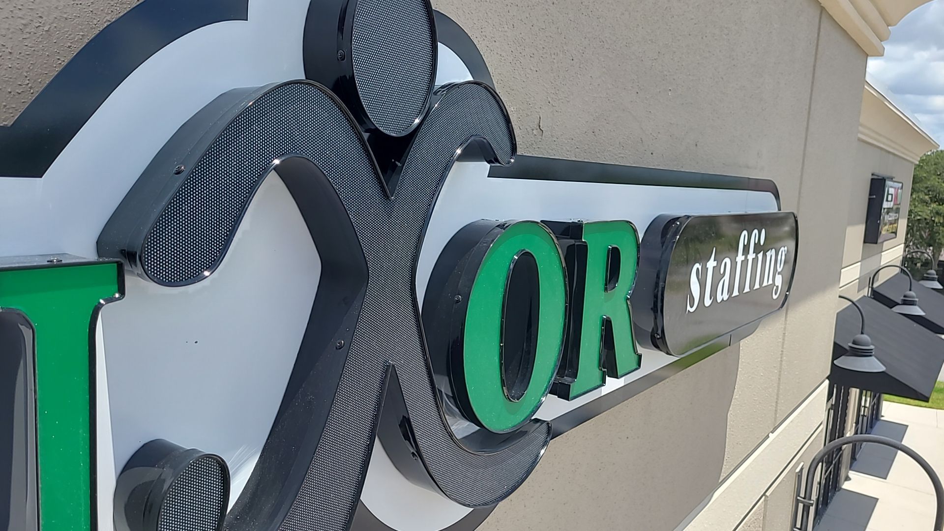 Channel Letters for Luxor Staffing by SignCrafters