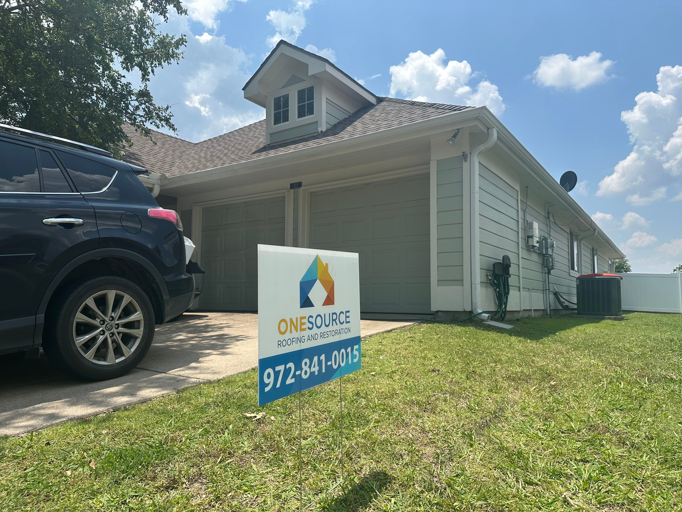Residential Roofing Installation using GAF Timberline HDZ Weathered Wood by OneSource Roofing and Restoration