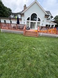 Gutter Cleaning in Upper Saddle River, NJ — Gallo Bros job photo