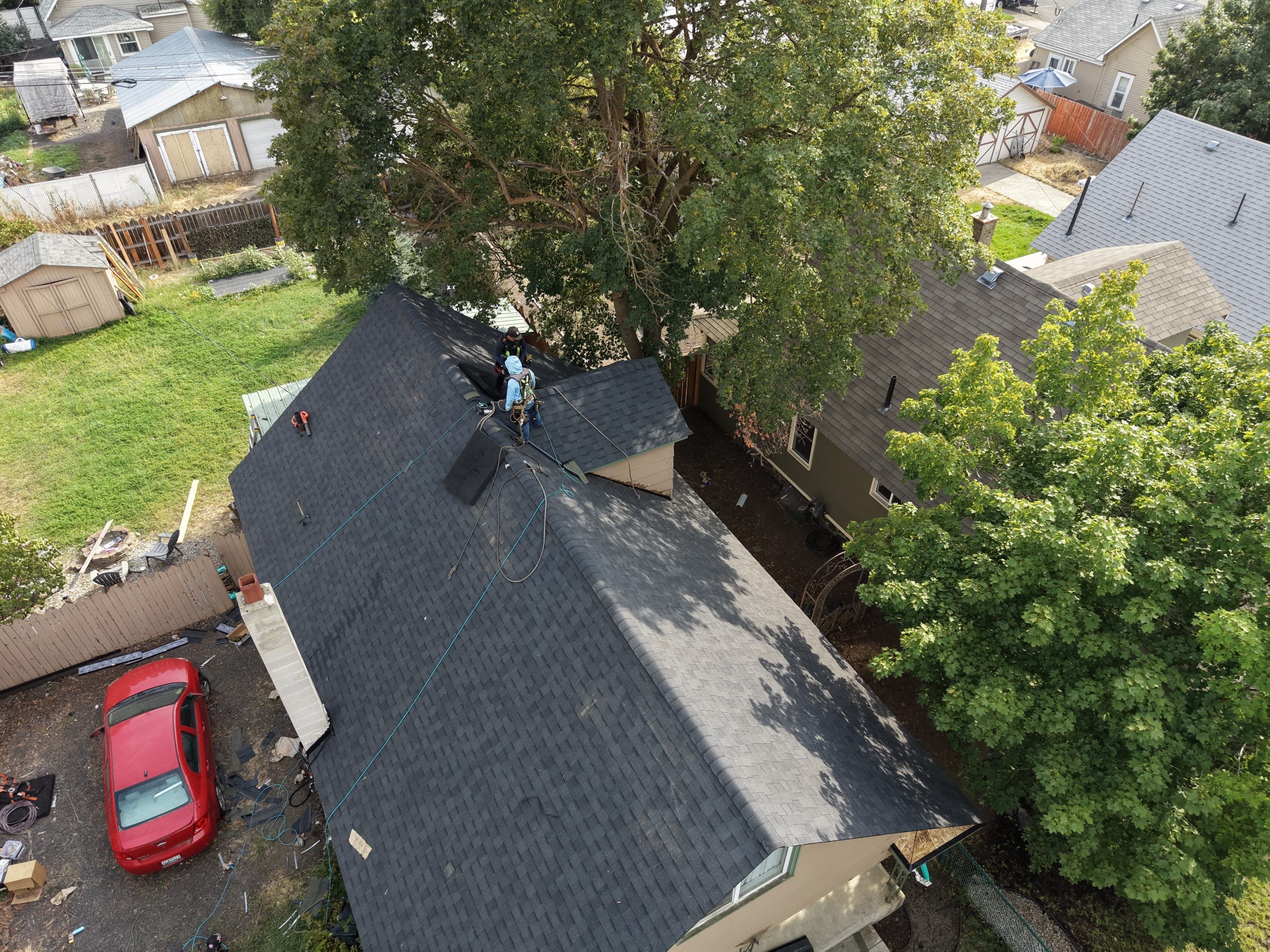 Residential Roof Replacement and Structural Decking Repair in Spokane by Alpine Roofing