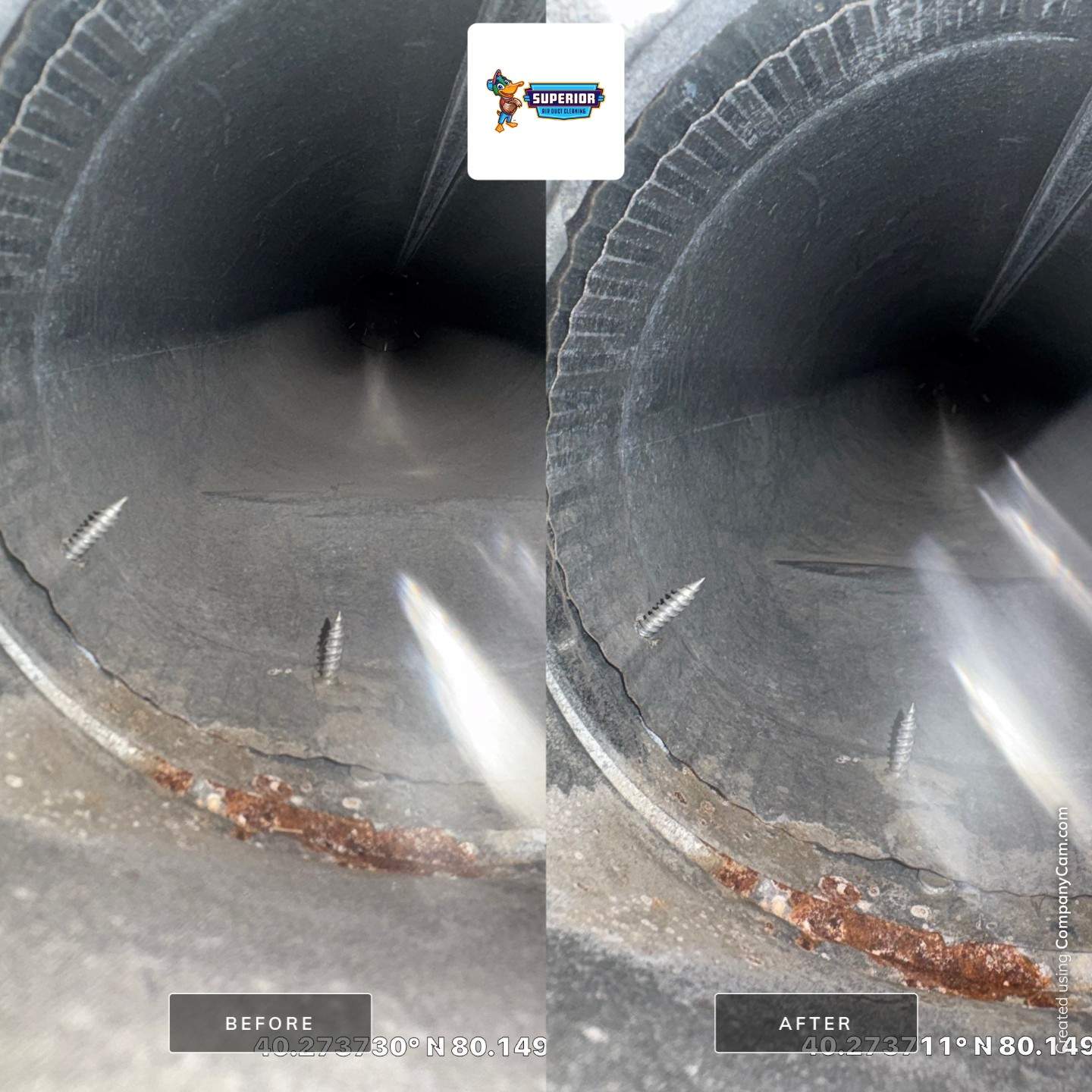 Air Duct Cleaning With a Vacuum Truck in Canonsburg, PA by Superior Air Duct Cleaning