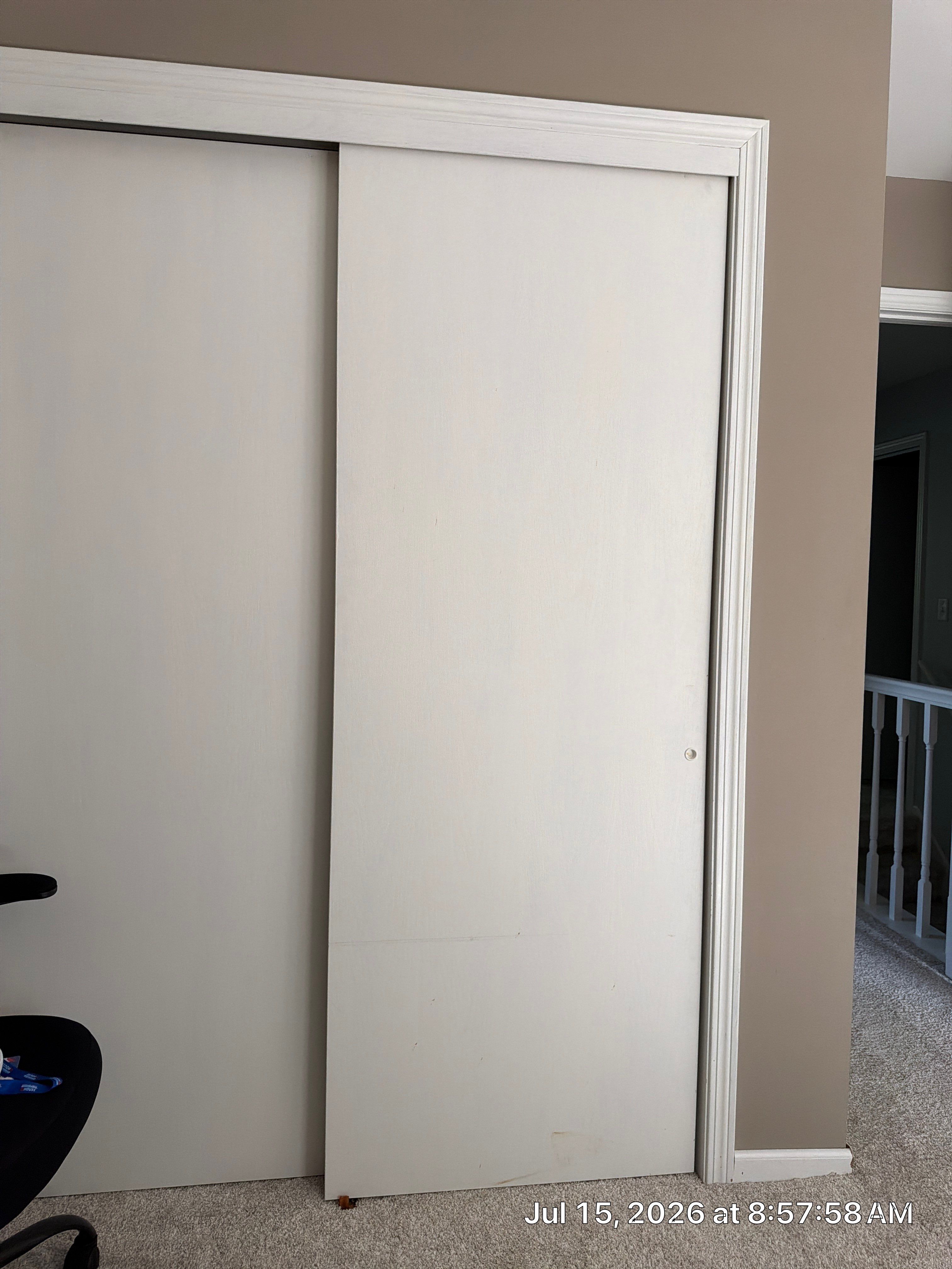 Closet Door Alignment and Interior Surface Repairs in Oconomowoc by CompanyCam Sales Demo