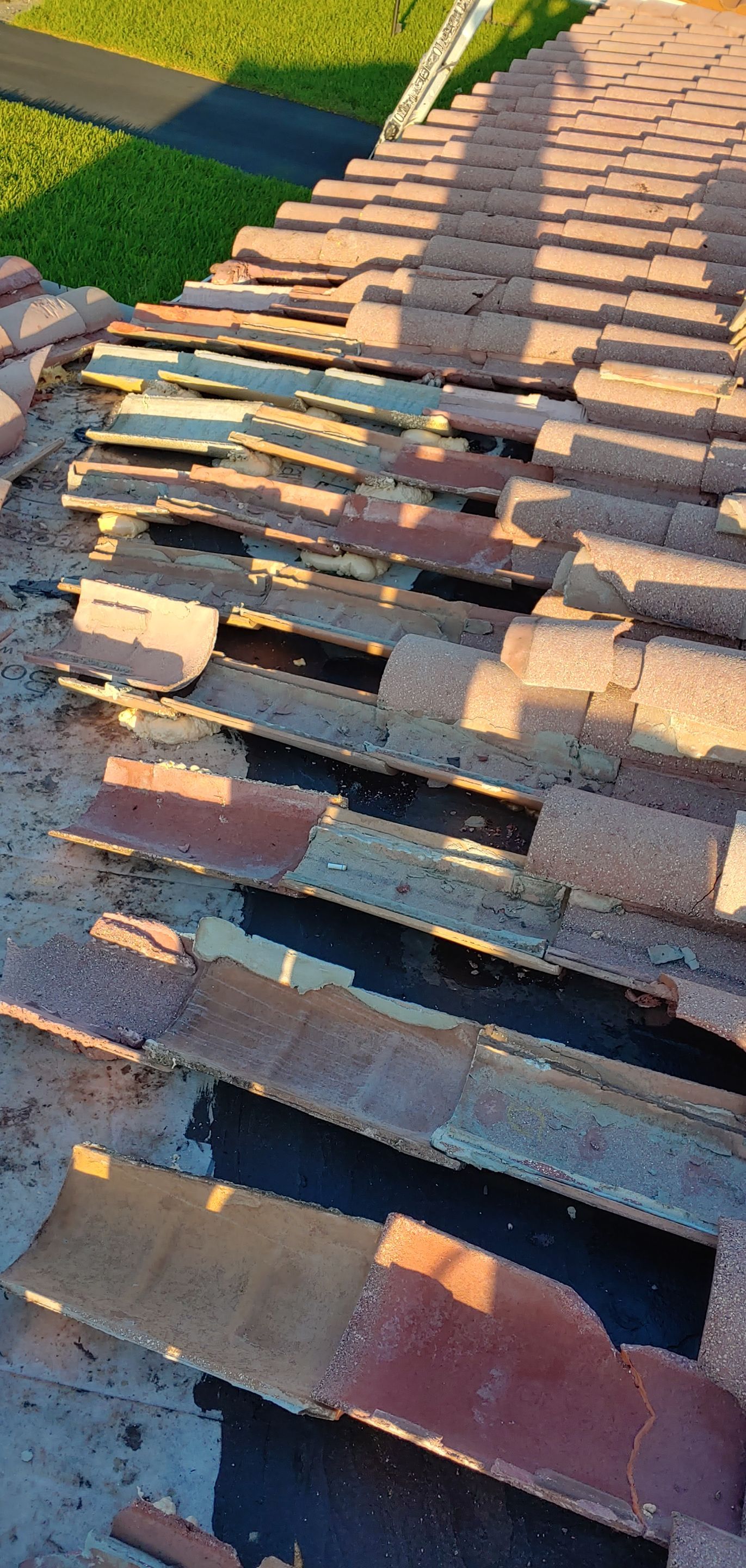 Tile Roof Repair in Pompano Beach with Structural Decking Replacement by Aastro Roofing