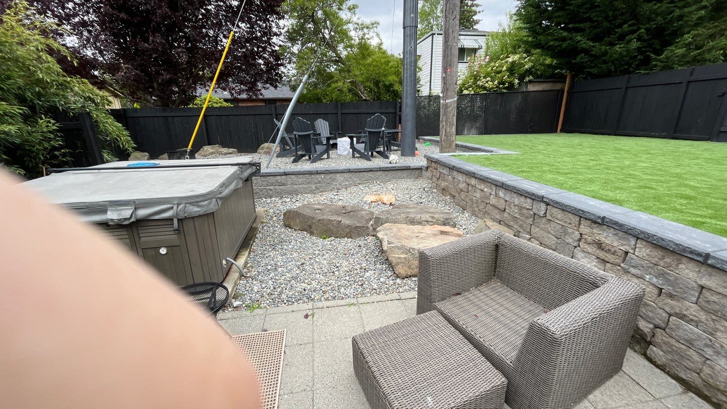 Deck Installation using Azek Vintage by Alki deck builders 