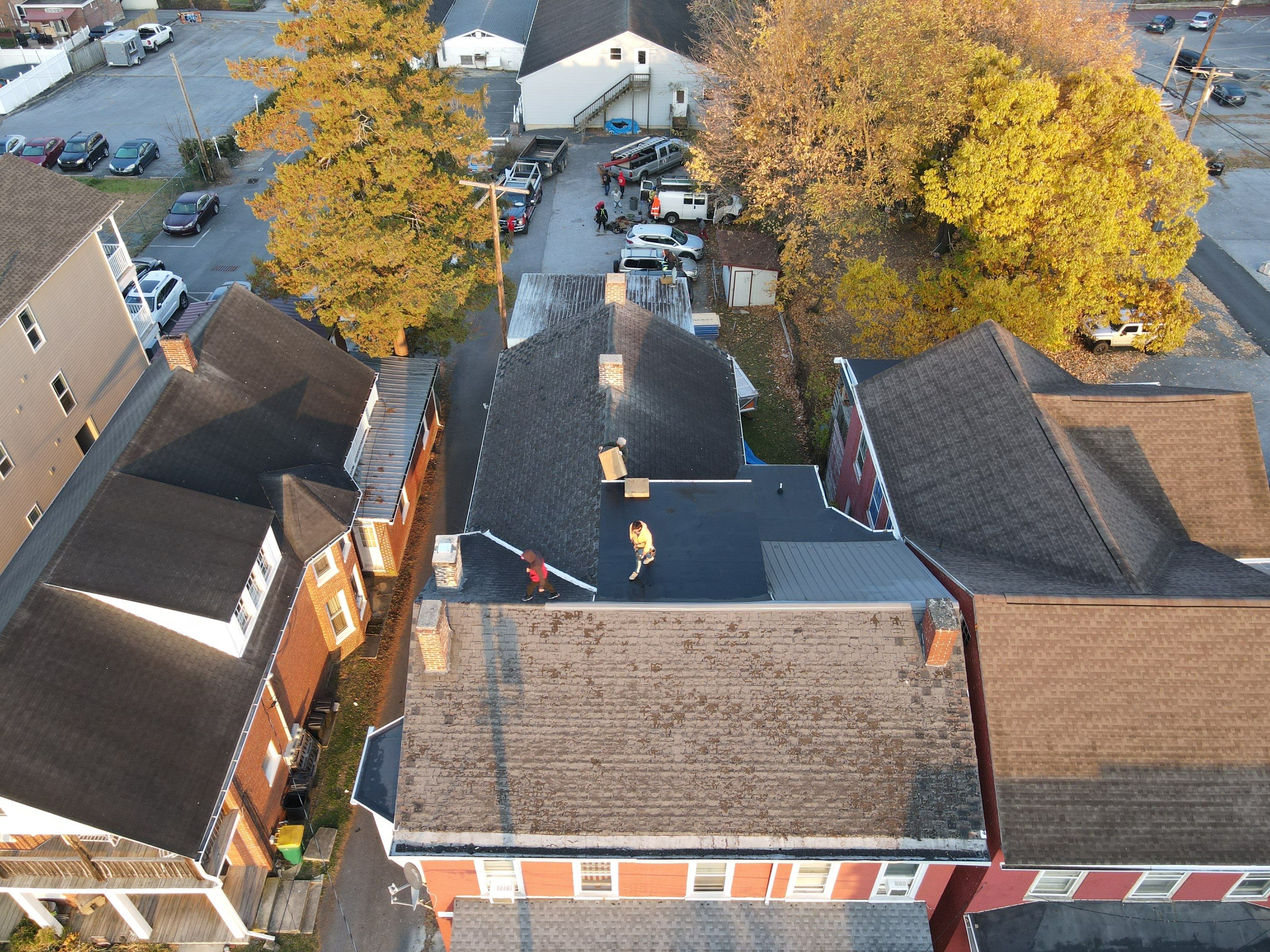 Commercial Roofing Installation using Gaf Hdz Architectural Shingle by Teflon Roofing