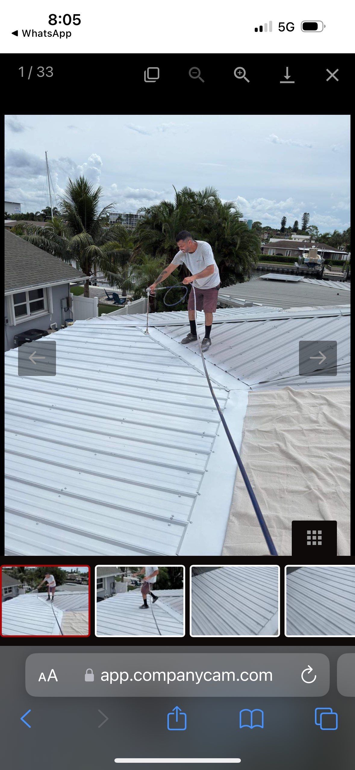 Rustic Red Exposed Fastener by Reimagine Roofing