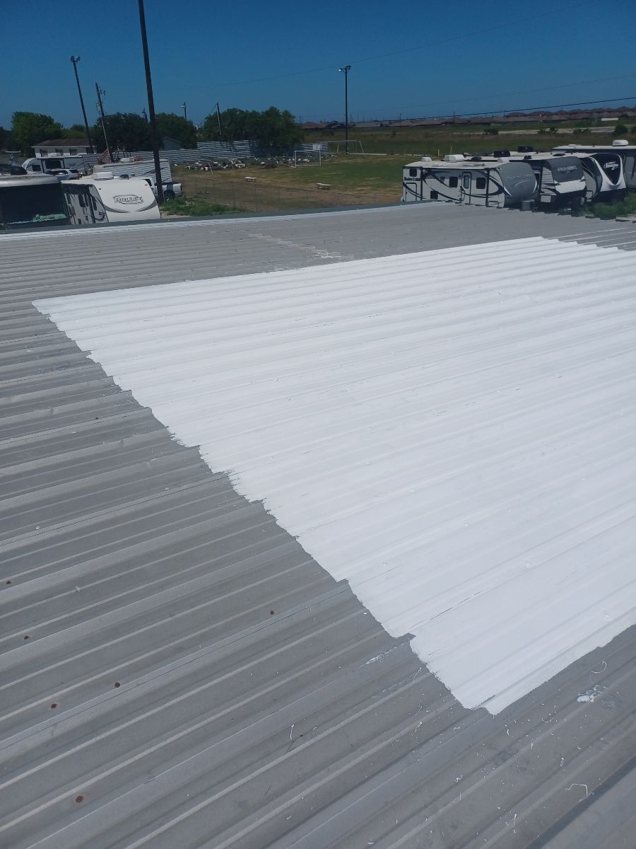 Commercial Roofing Repair using Coating Roof Repair by Galvan Roofing and Construction