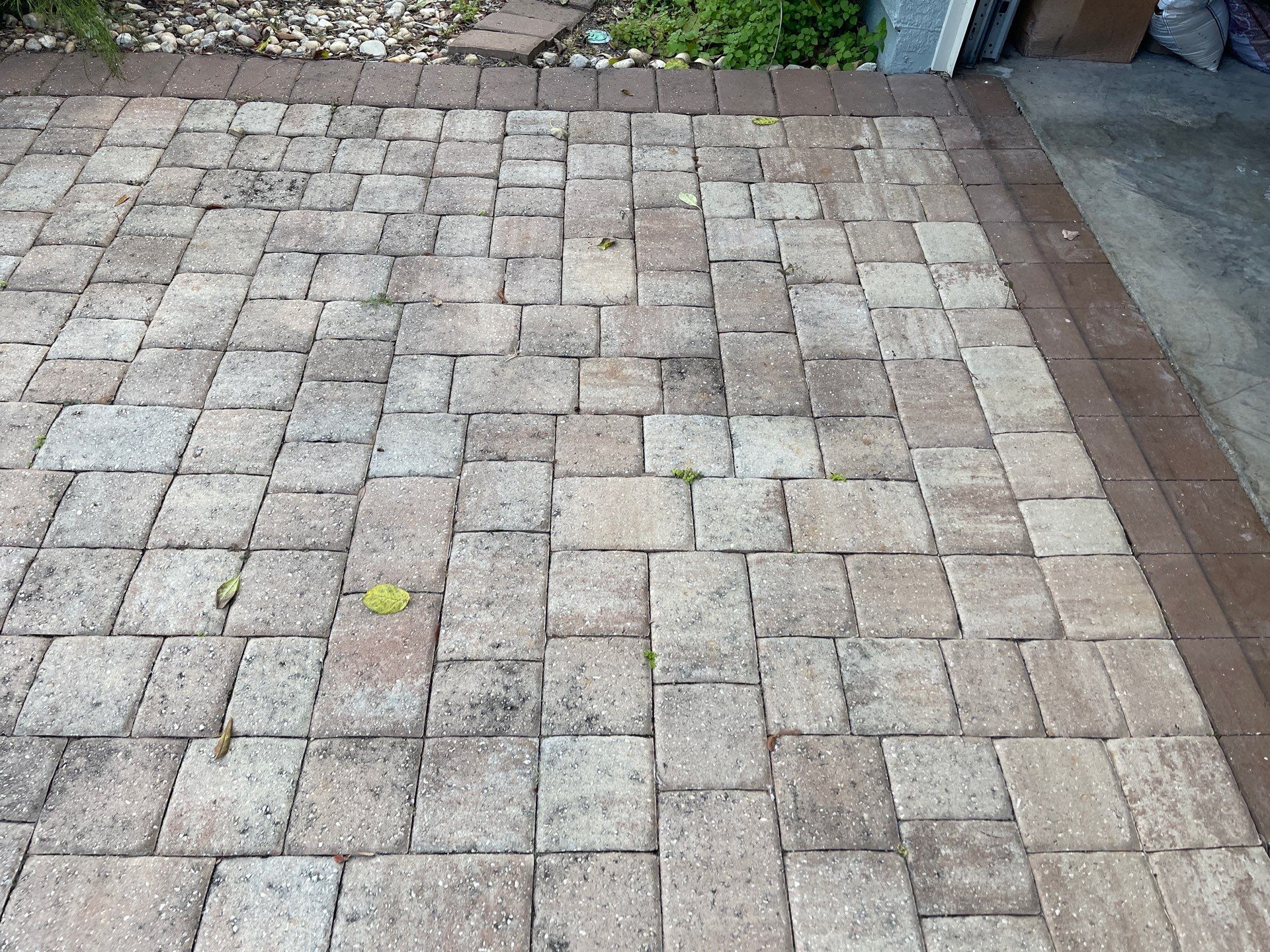 Paver Driveway using TopSeal and PloySand by DuraSeal