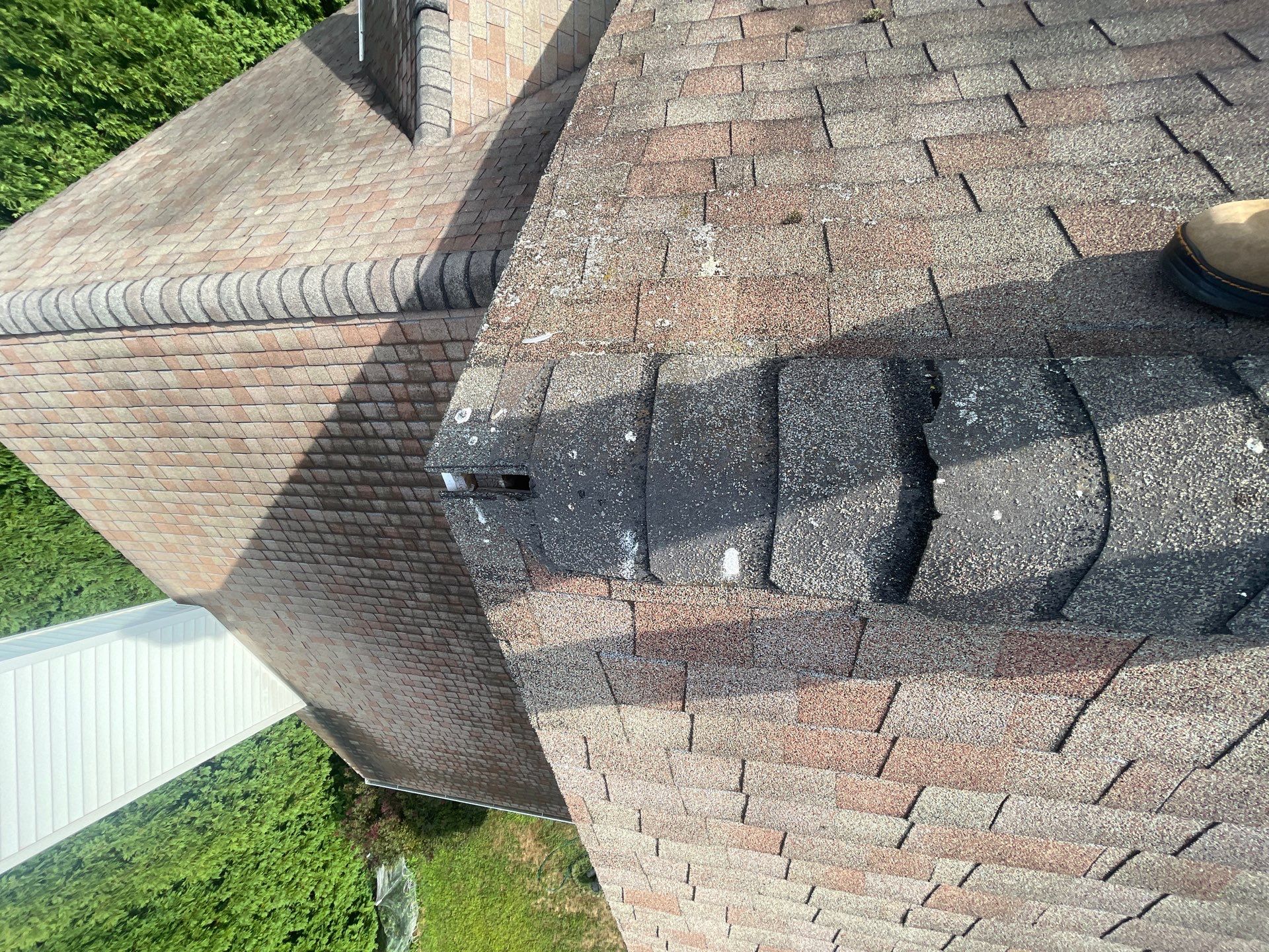 Residential Roofing Installation using Owens Corning Duration Driftwood by A Plus Exterior