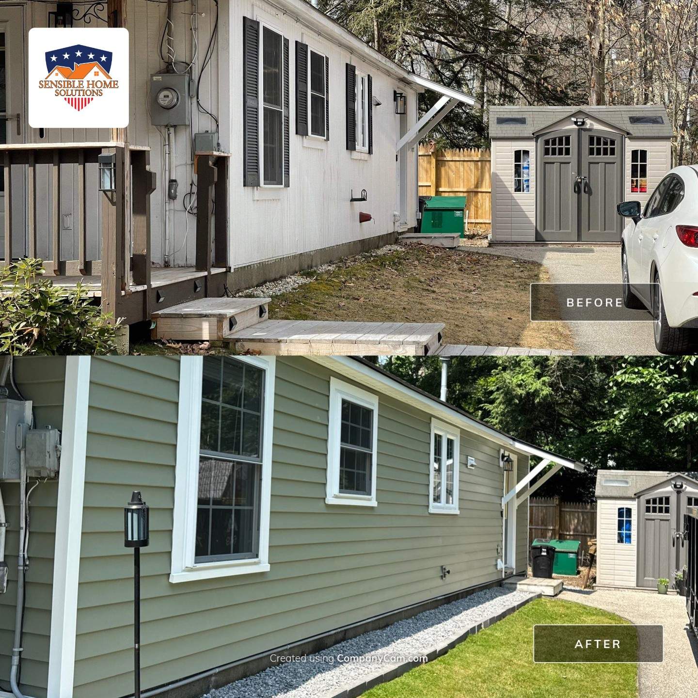  Home’s Look with Custom Siding & Trim – A Repeat Customer’s Dream! by Sensible Home Solutions