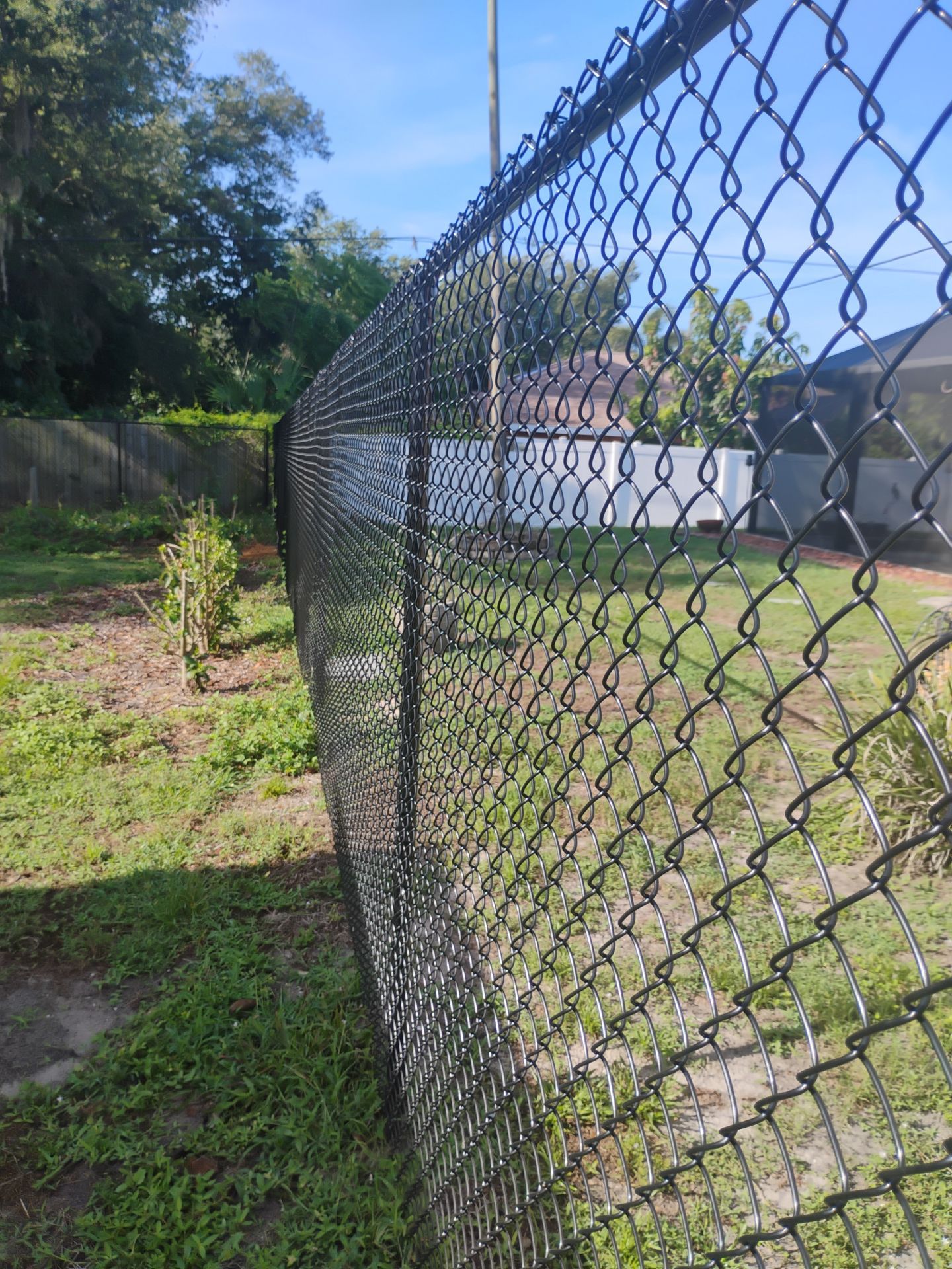 Black Chain Link in Port Charlotte by True Fence LLC