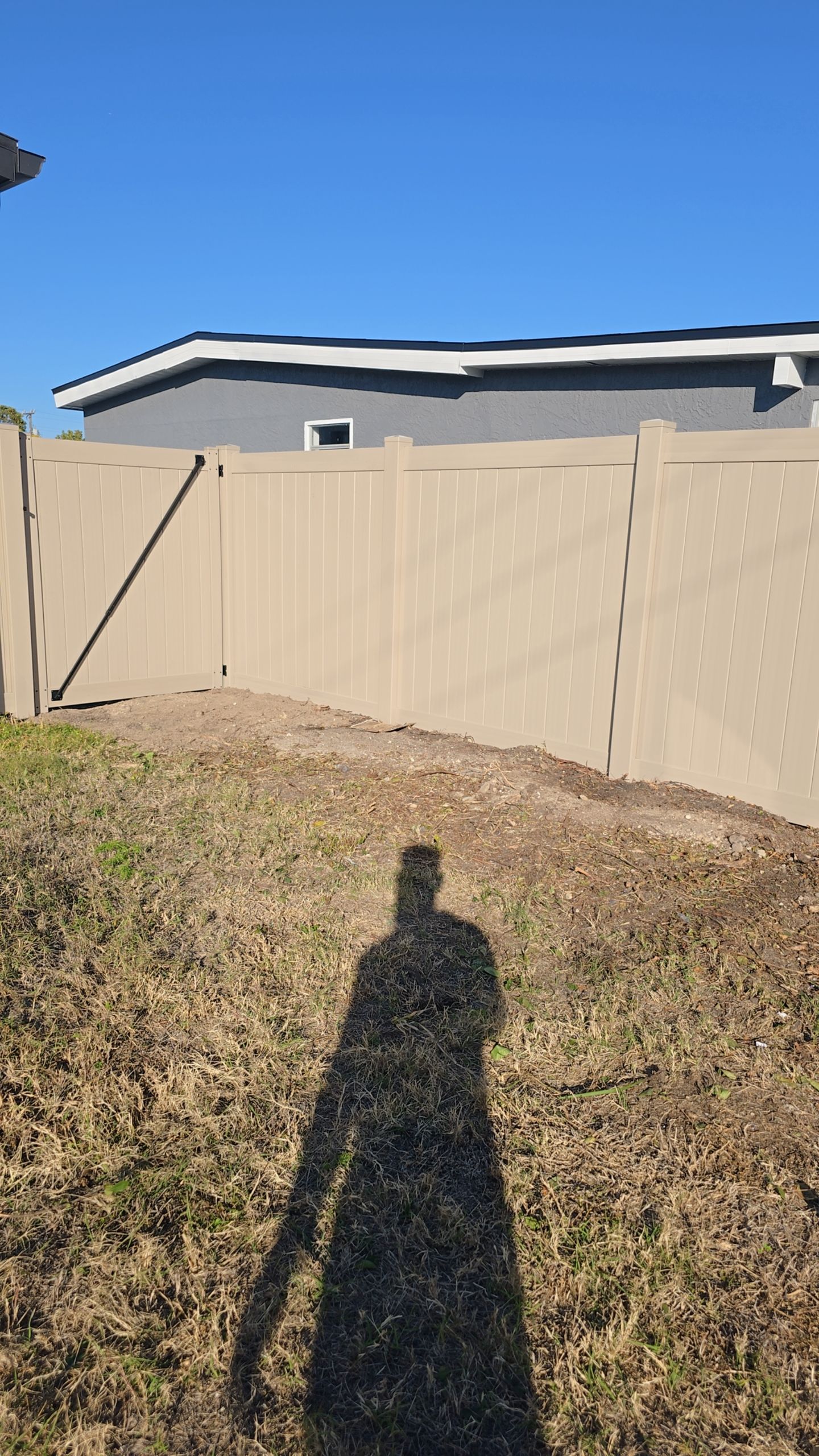 Custom Color Vinyl Fence in North Port by True Fence LLC