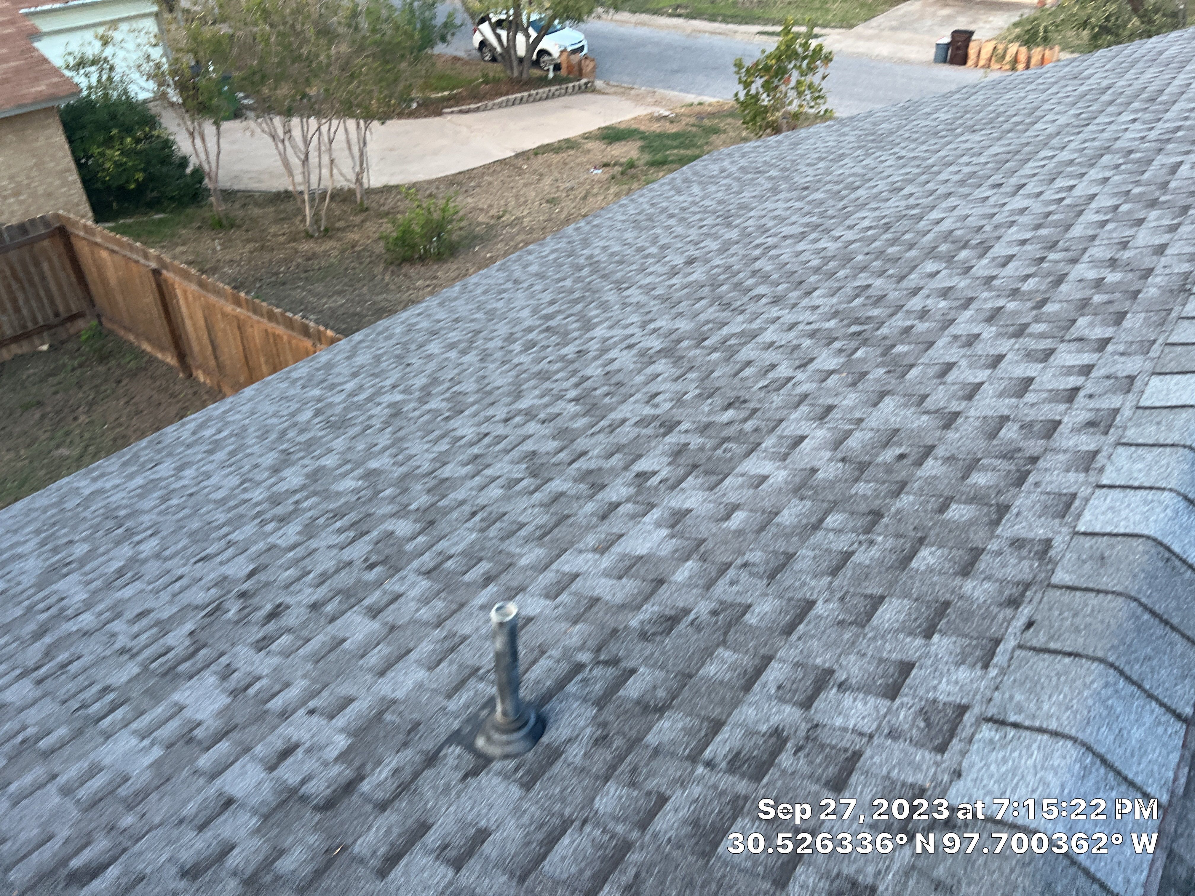 Asphalt Shingle Roof Replacement and Attic Vent Installation in Round Rock by Caliber Restoration LLC