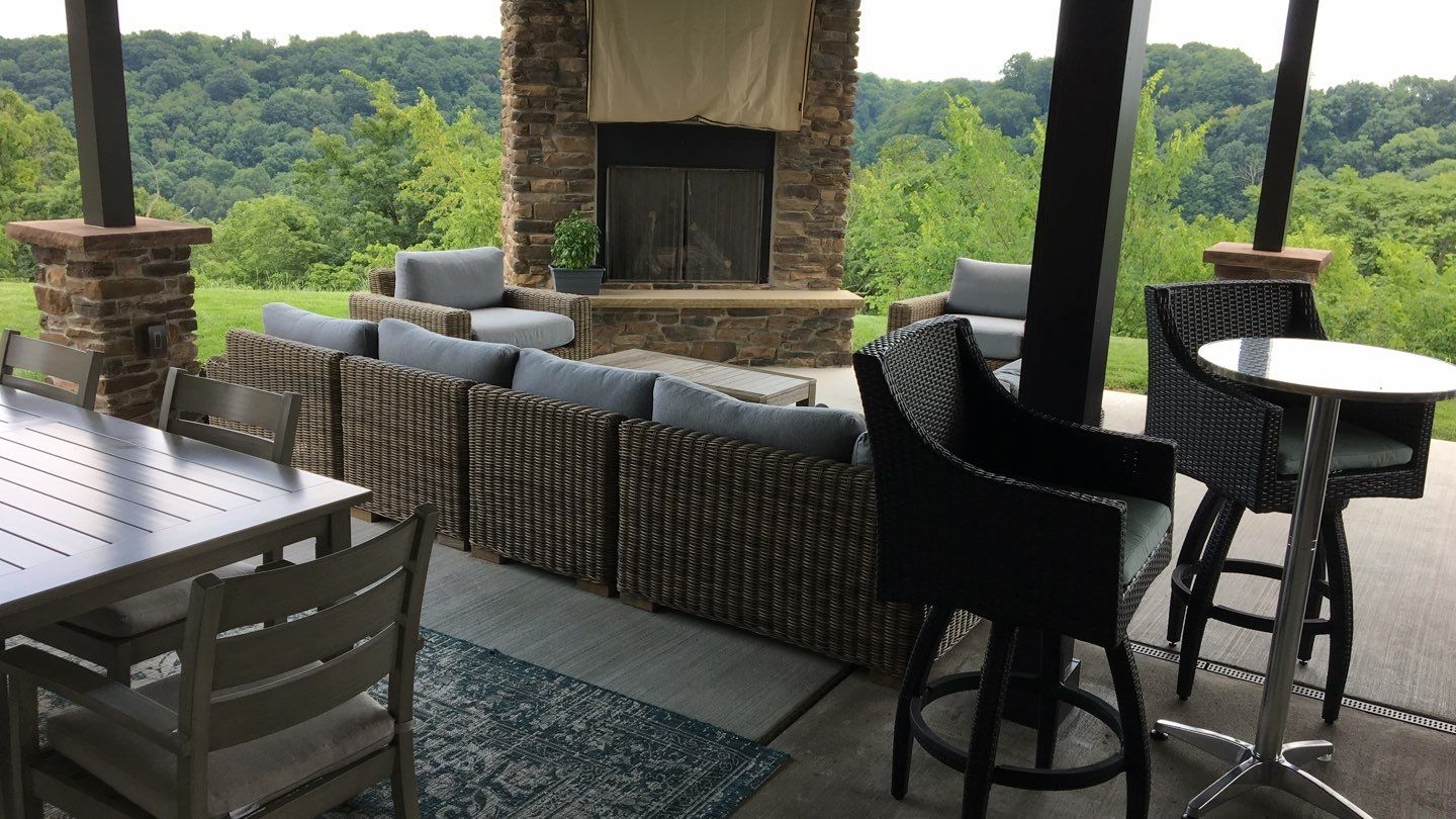 Large Patio + Garage Project in Moon Township by Floors in a Day, Inc