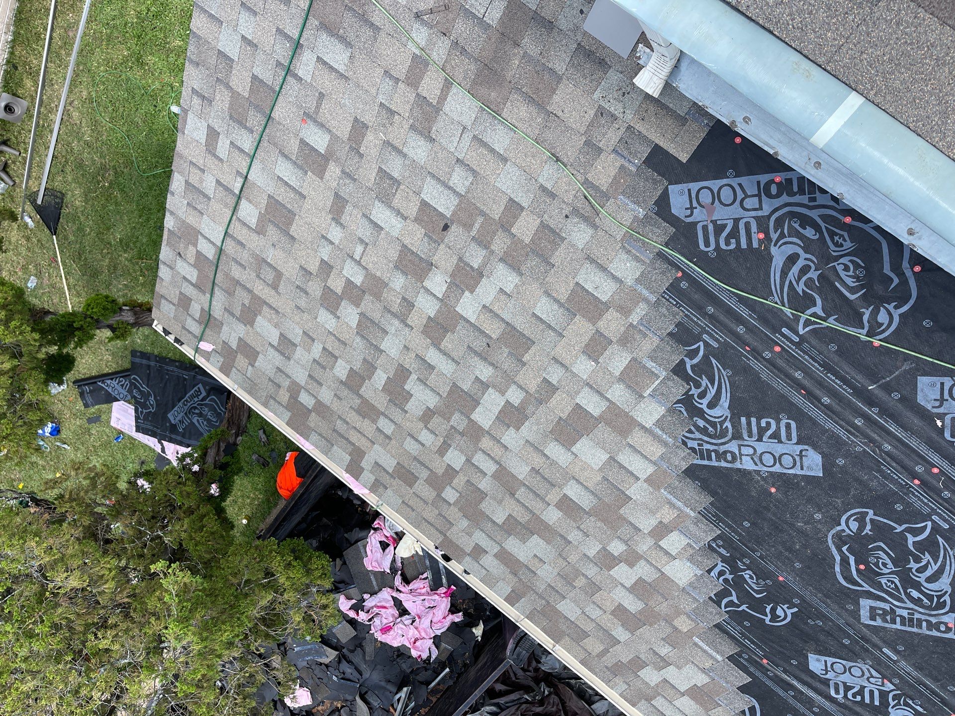 Residential Roofing Installation using Owen's Corning Duration (Lifetime) Shingles by Roof Repair Company