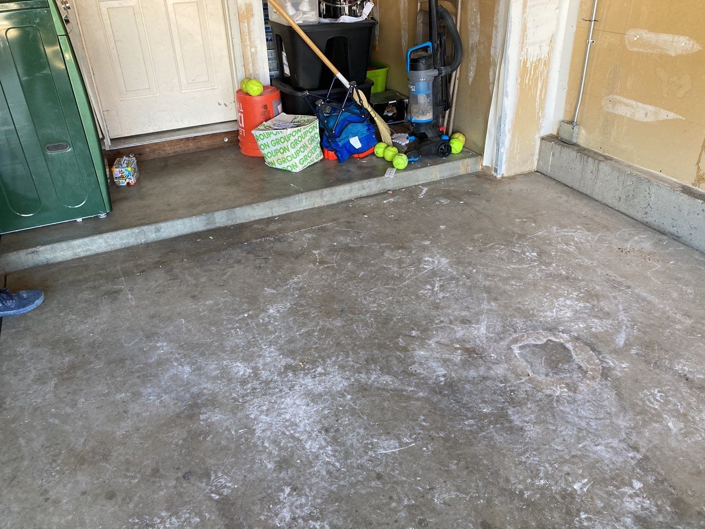 Water Damage in Garage by Accountable Home Services