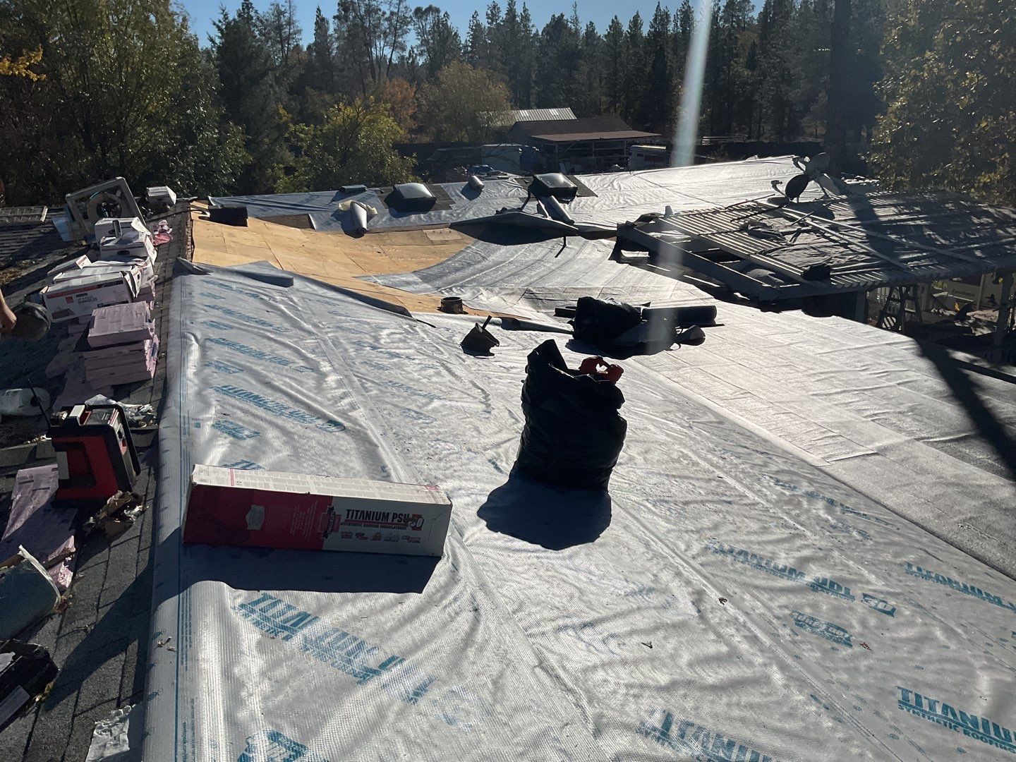Residential Roofing Installation using Owens Corning Roofing Shingles by Byers Enterprises 