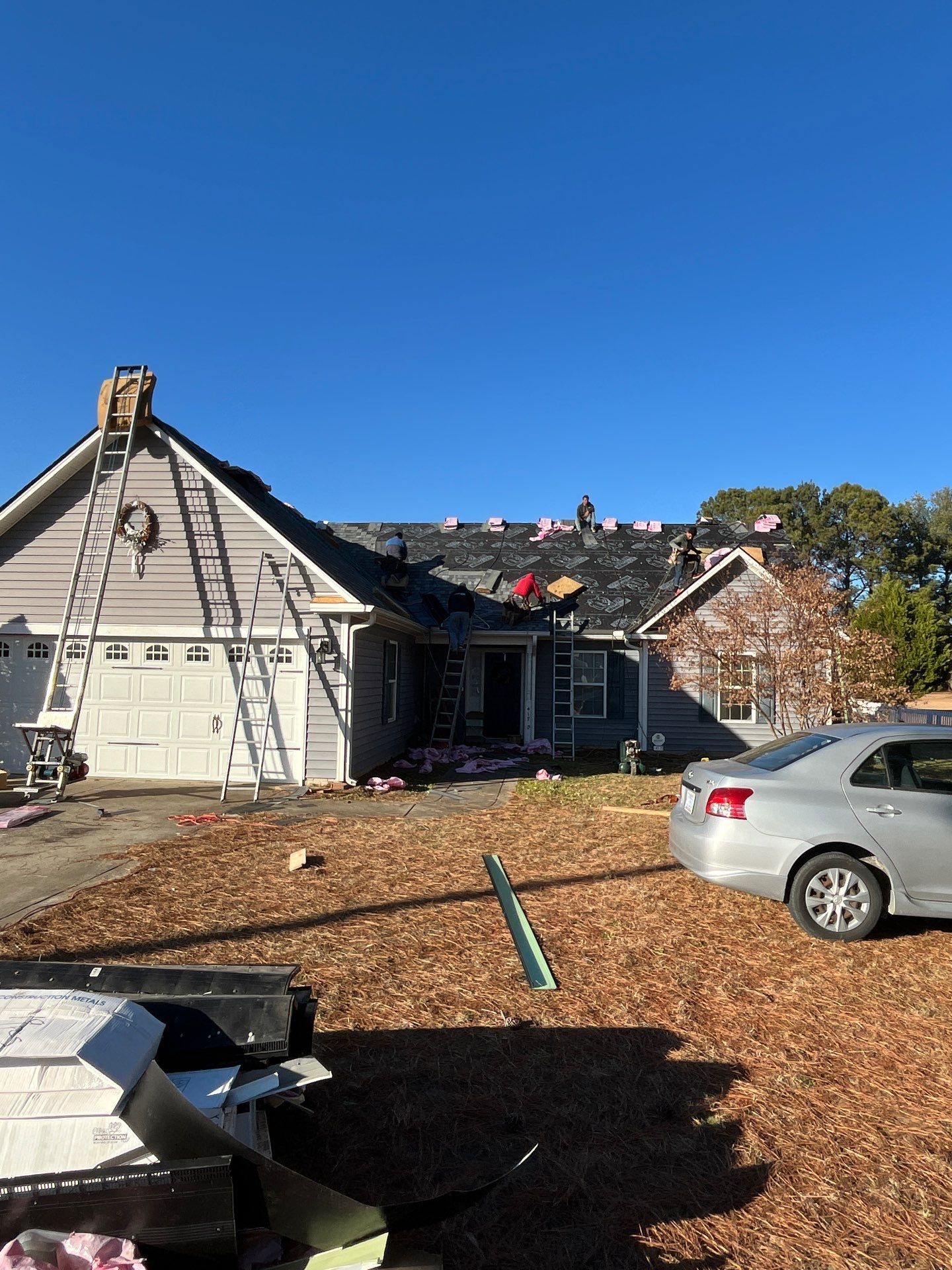 Owens Corning Slatestone Gray Shingles by Karcher Roofing & Construction
