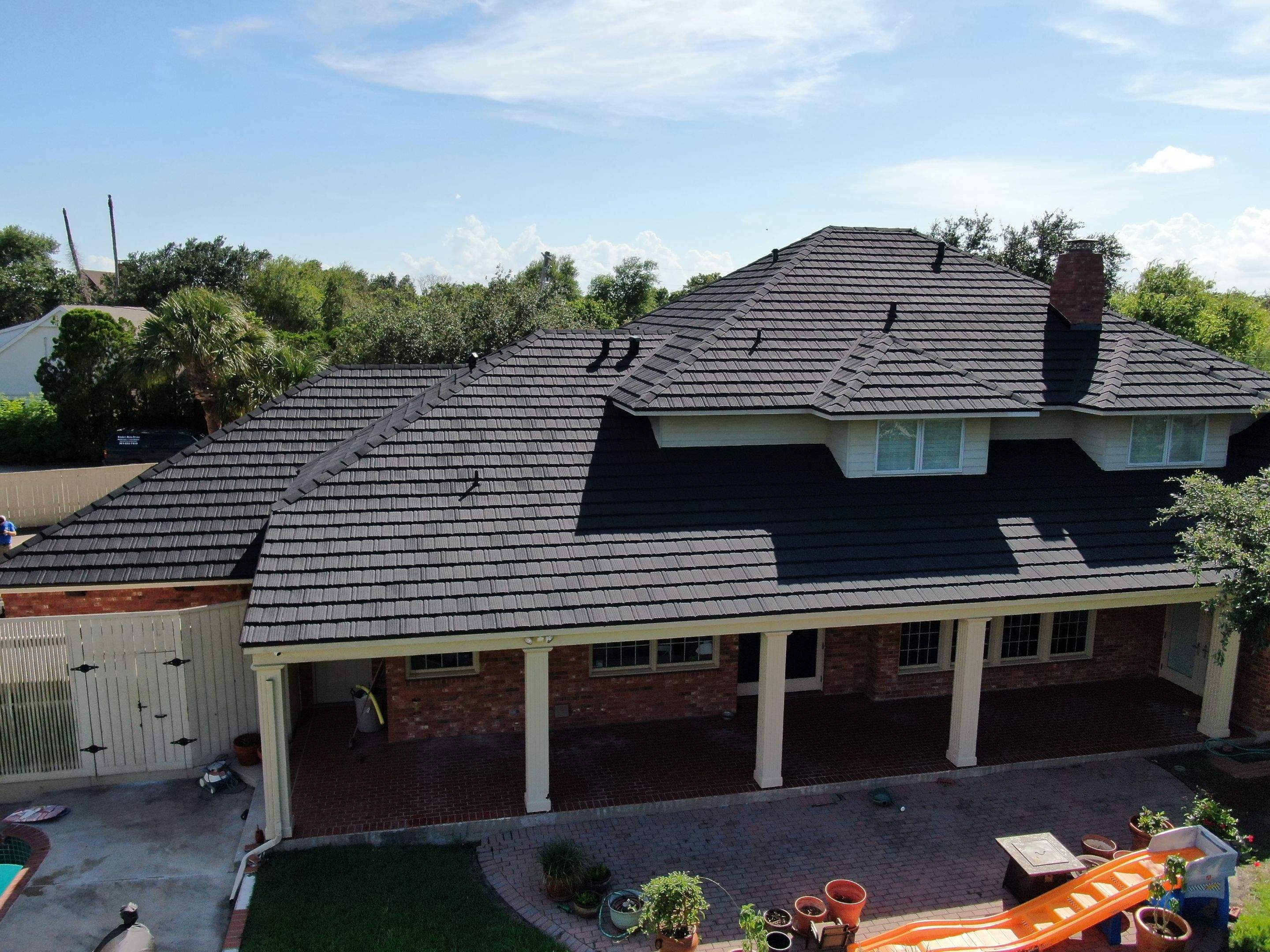 Colonial Tilcor Stone Coated Metal by Bayfront Roofing and Construction