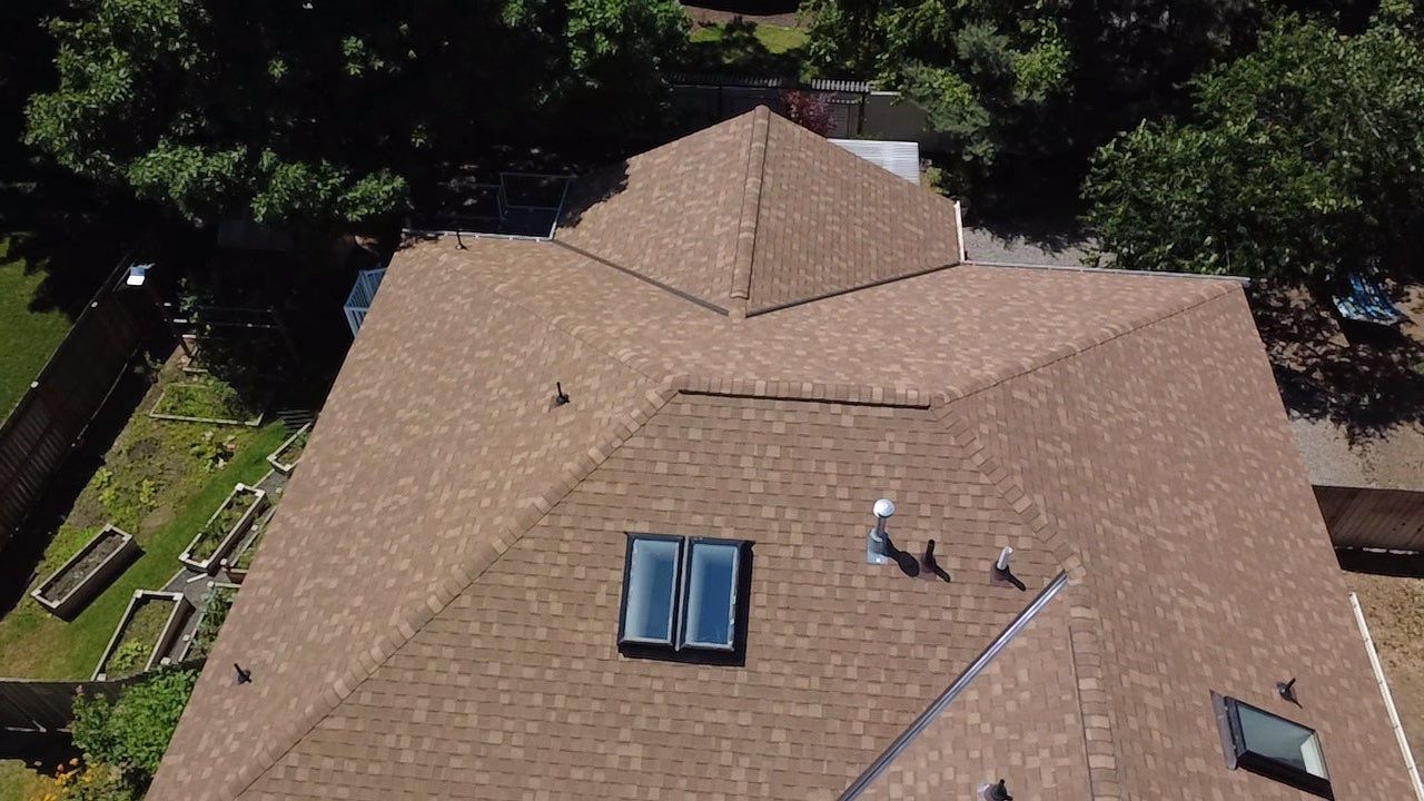 Architectural Shingle Roof Replacement and Skylight Installation N F St Spokane, WA 99208 The Denali System - 5-Star SureStart PLUS Coverage - CertainTeed Landmark® Shingle- Resawn Shake by Alpine Roofing