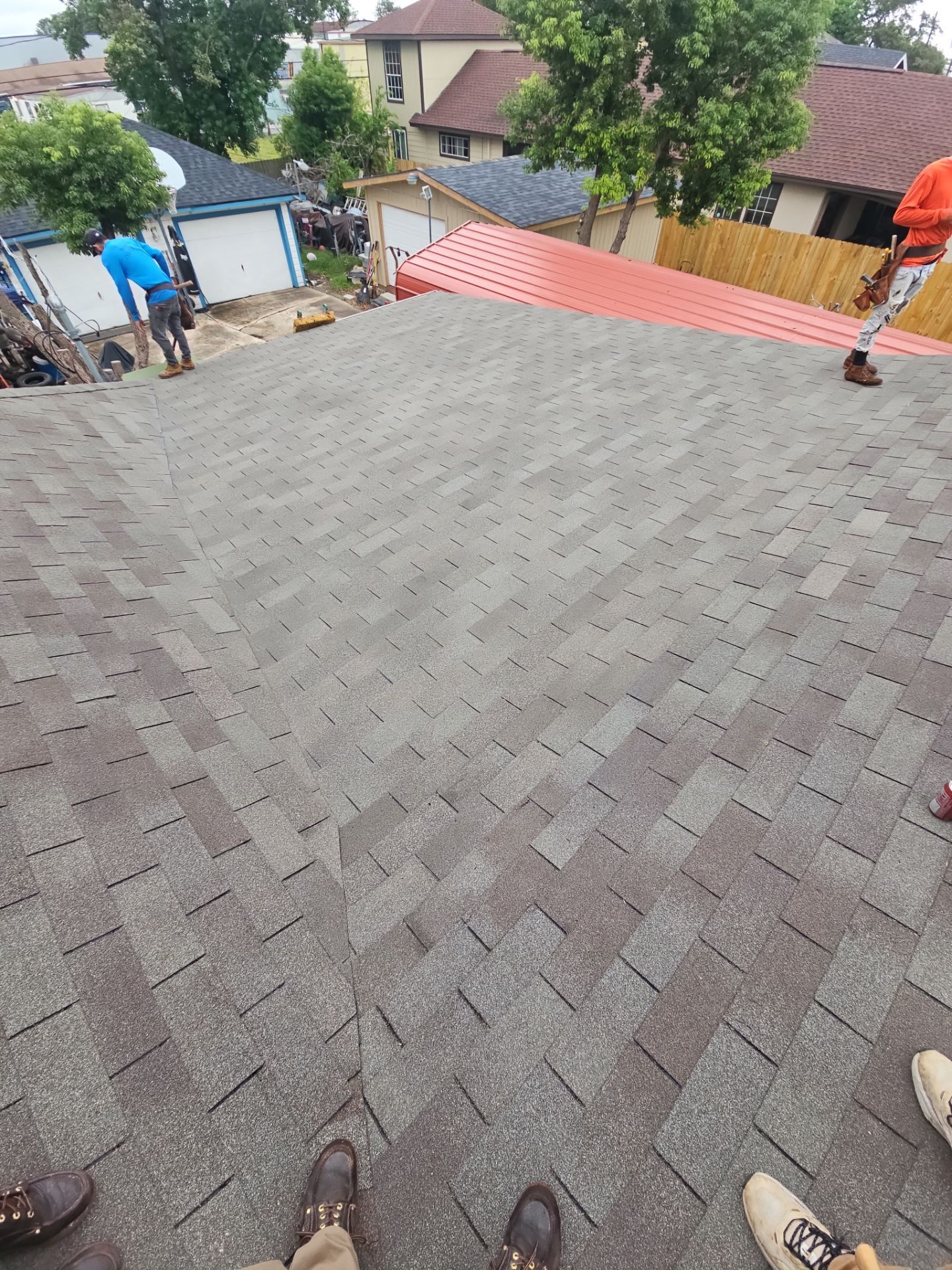 Residential Roofing Installation using Owen's Corning Duration (Lifetime) Shingles by Roof Repair Company