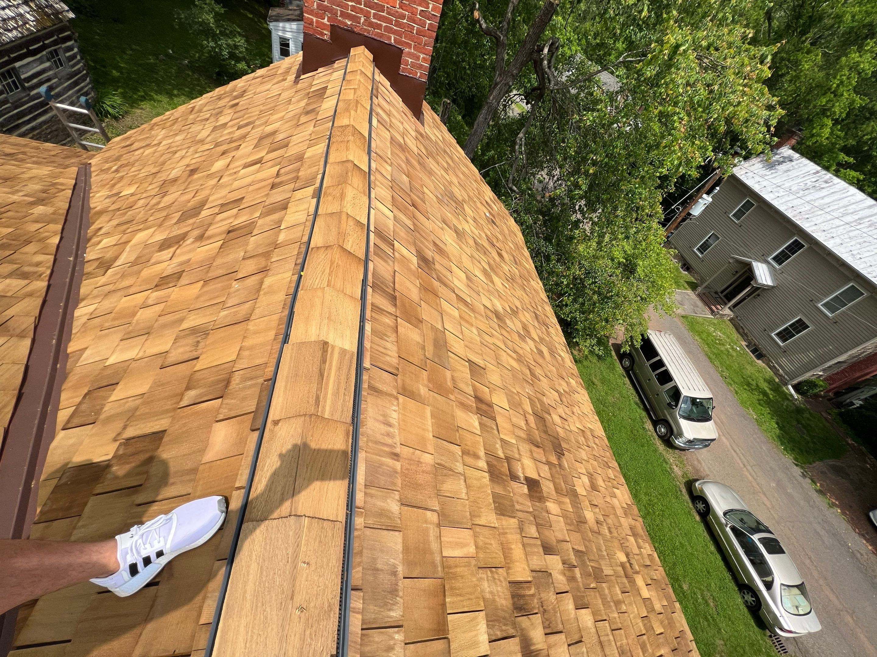 Gainesville Historic Structure: Western Red Cedar #1 Perfection G&R CCA Cedar Shakes by RM Banning, Inc.