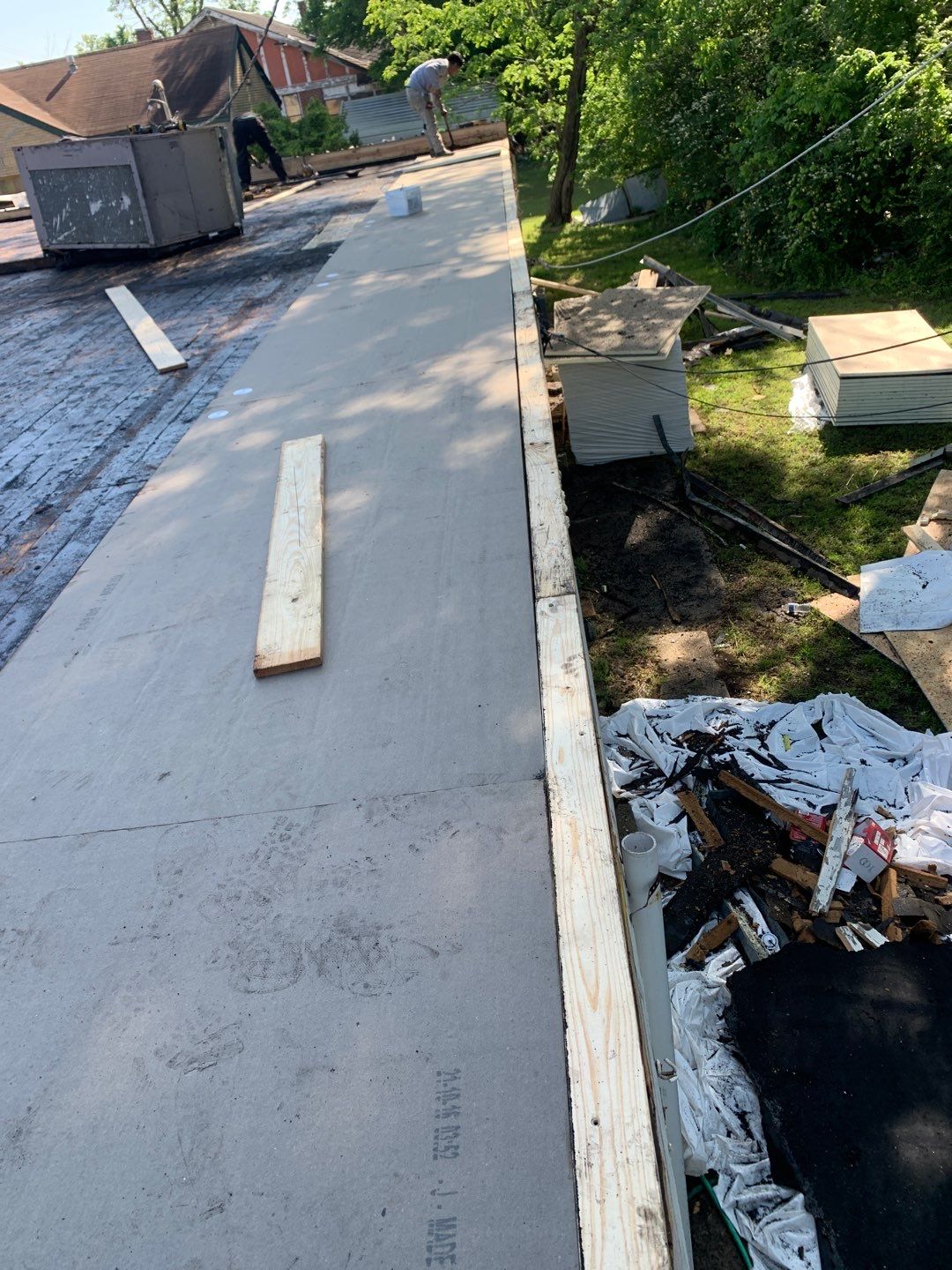 Store Building in Hope by Hostetler Roofing