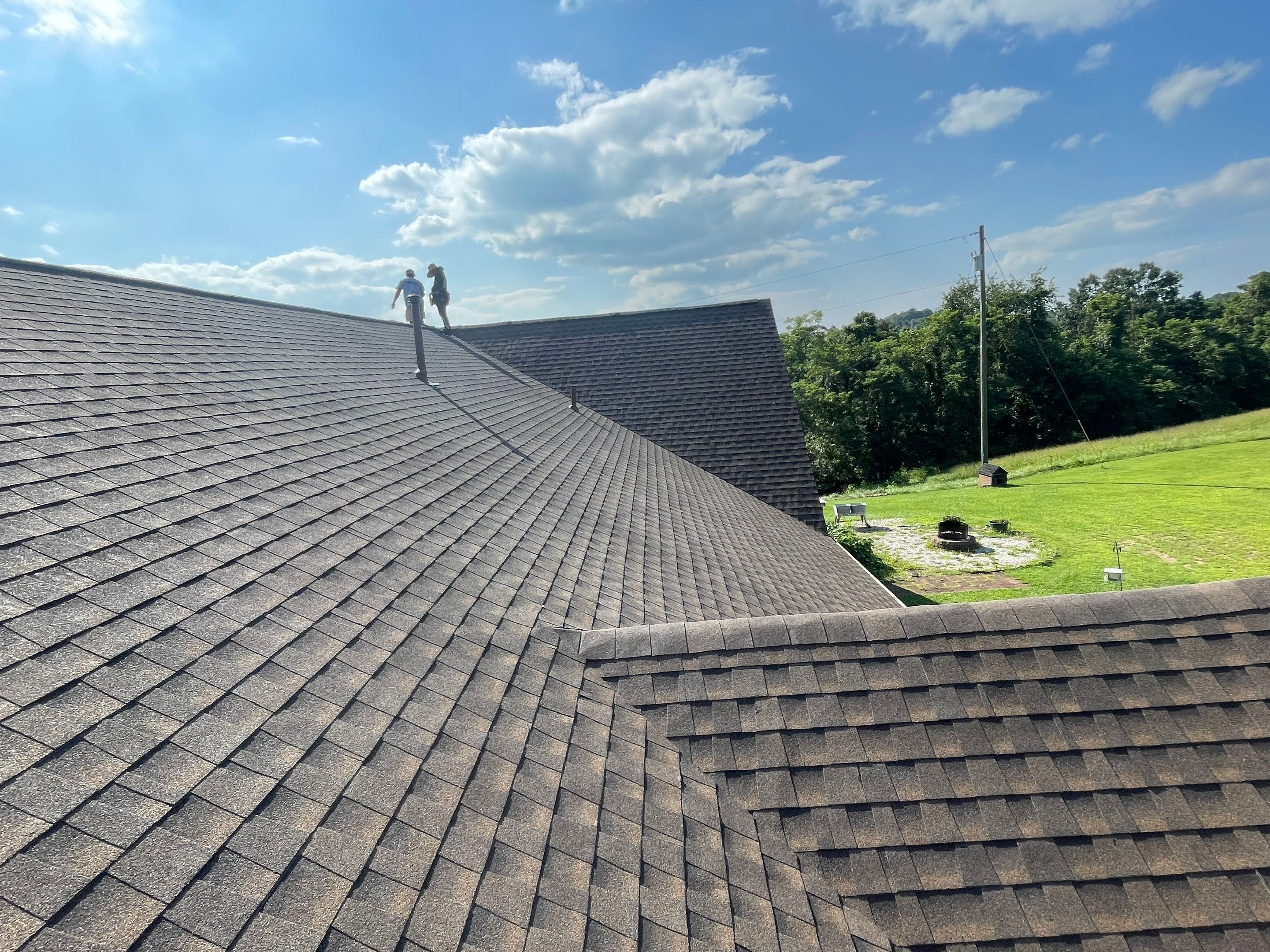 Residential Roofing Installation using GAF Timberline HDZ by Rainstoppers Roofing
