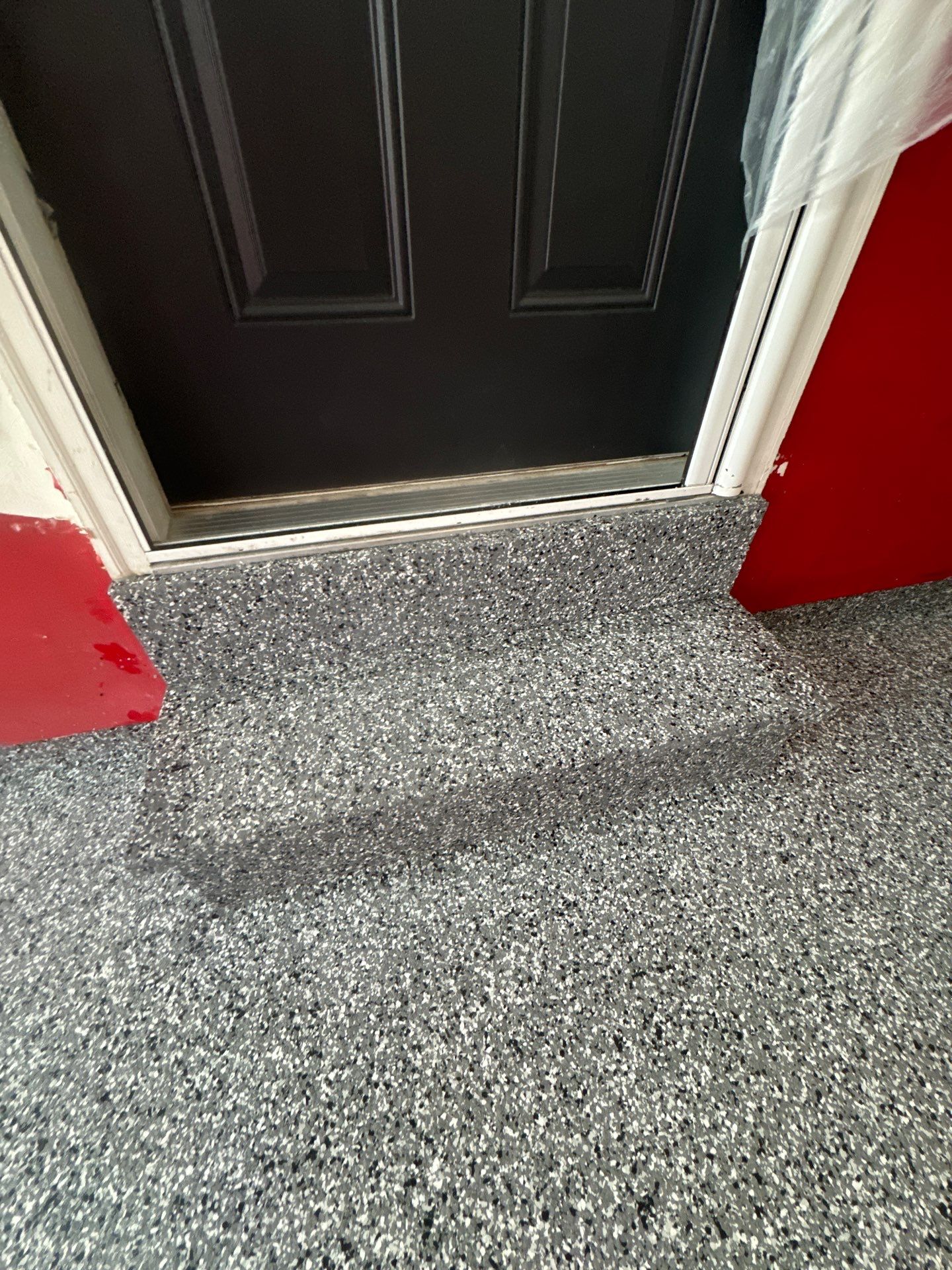 Wombat Flake Garage Floor  by Level 10 Coatings
