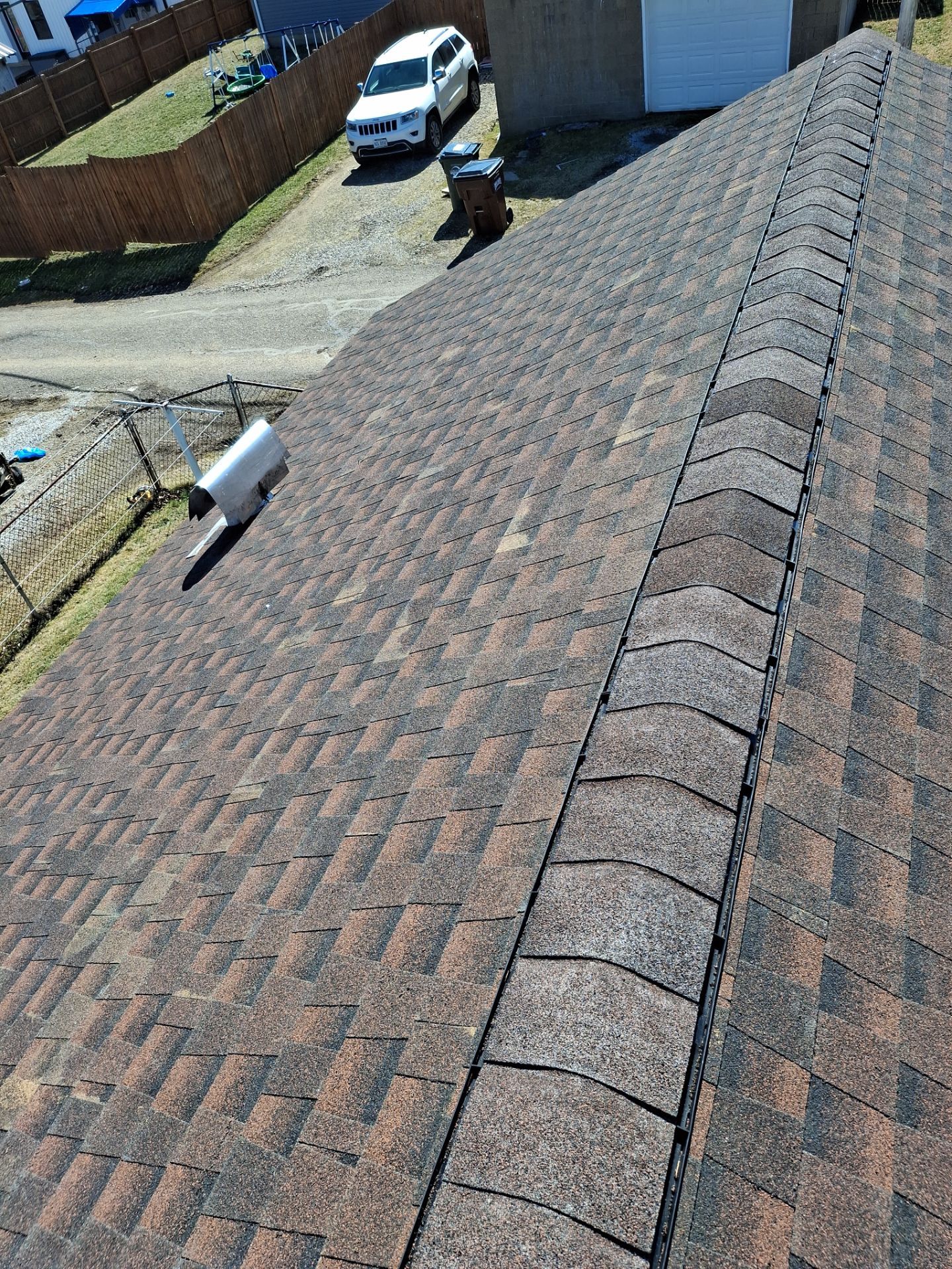 Residential Roofing Installation using GAF TImberline HDZ Hickory by Rainstoppers Roofing