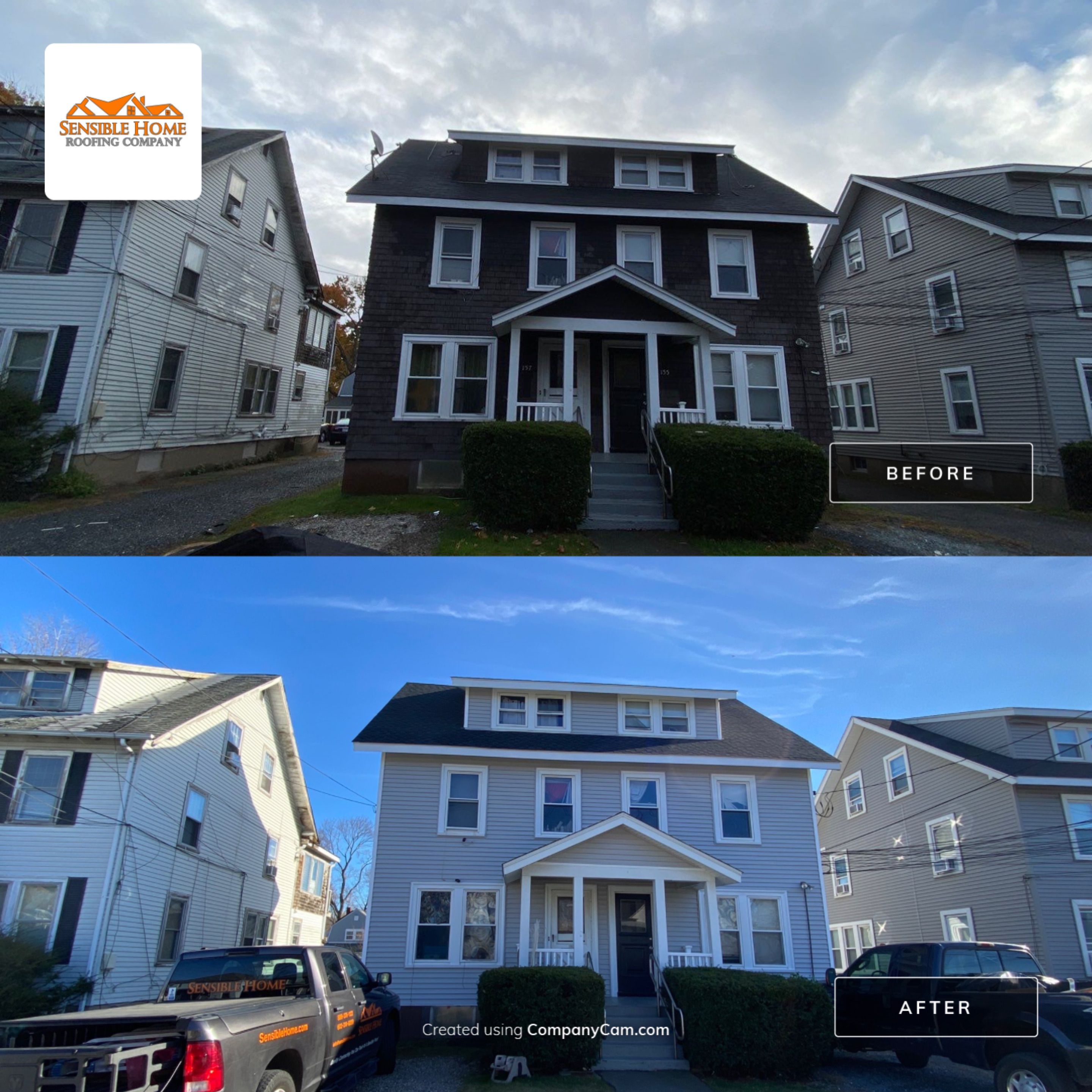 Residential Roofing Installation using GAF Timberline HDZ by Sensible Home Solutions