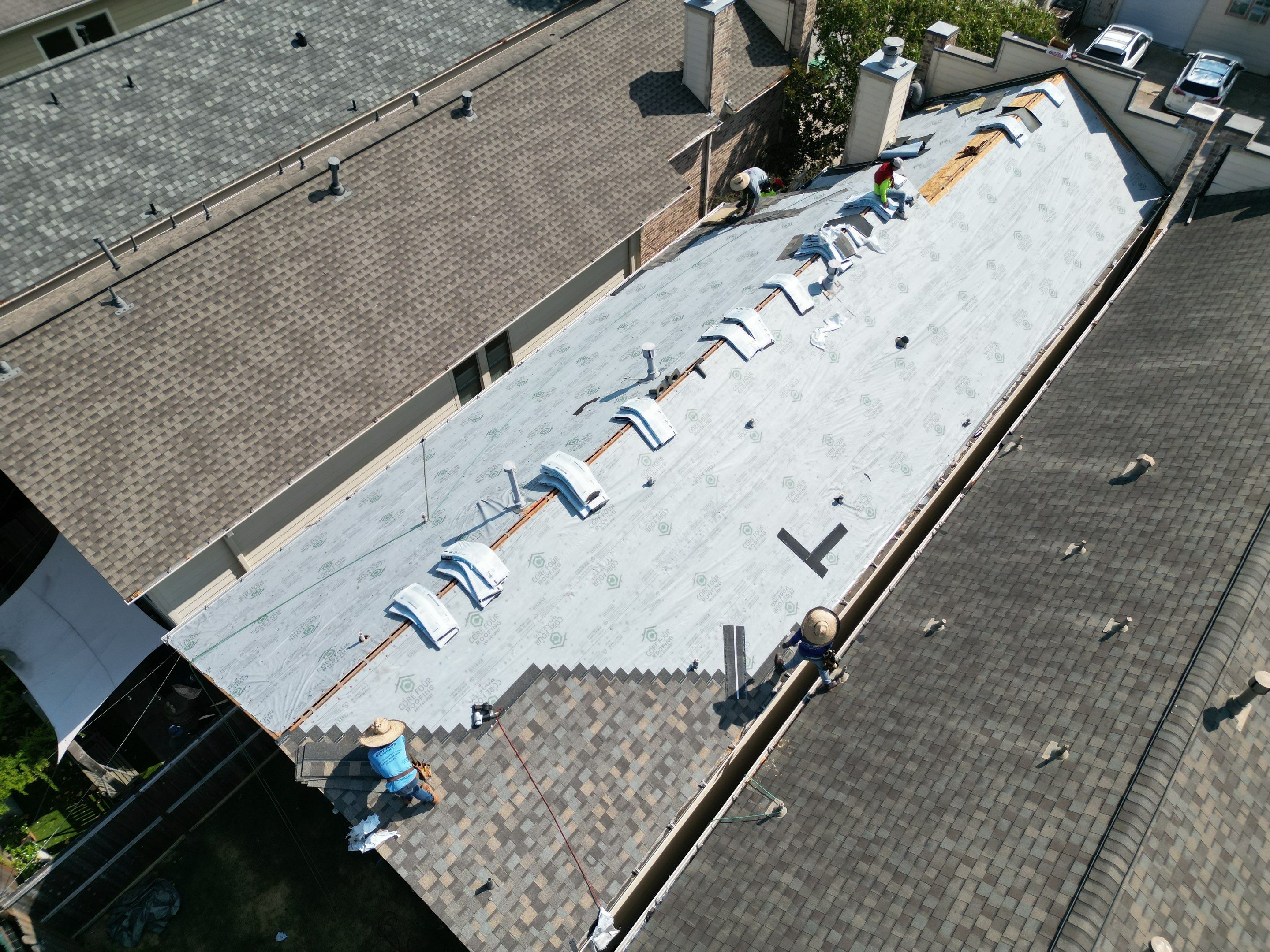 Residential Roofing Installation near Downtown by Core Four Roofing