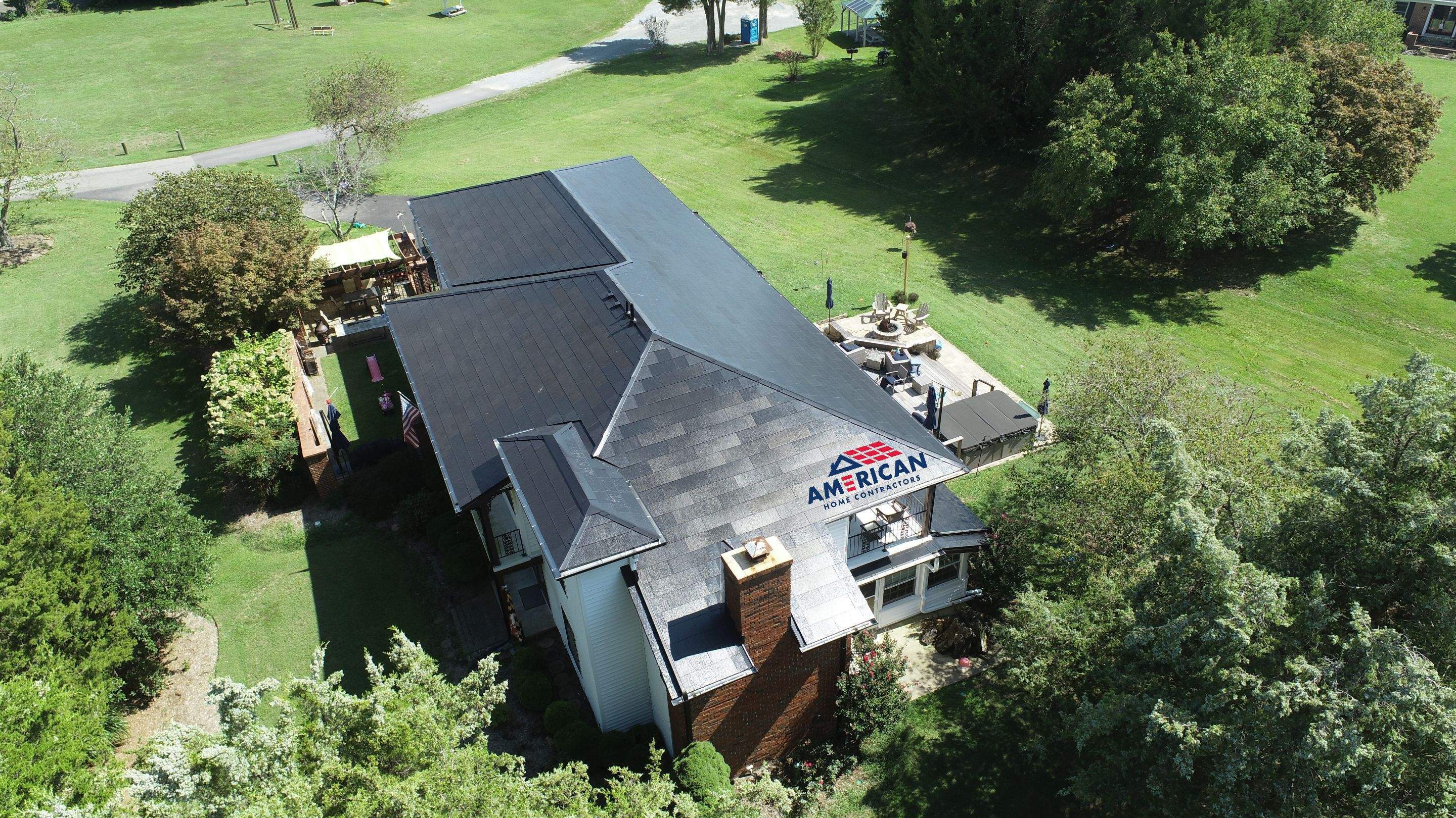Tesla Solar Roof + Powerwall in Leonardtown, MD by American Home Contractors