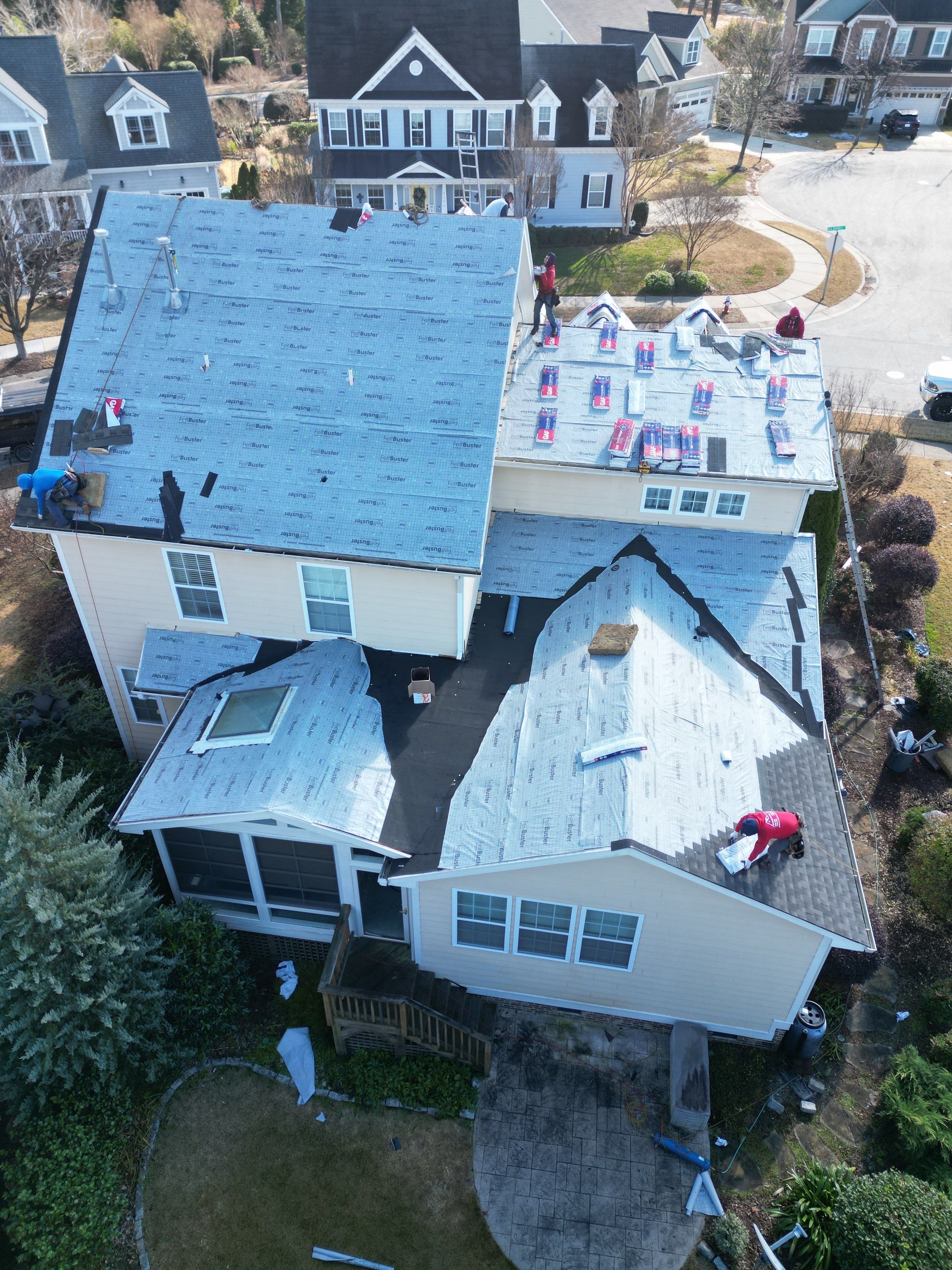 Roof Replacement - GAF Timberline HDZ Weathered Wood shingles  by Pro Performance Roofing