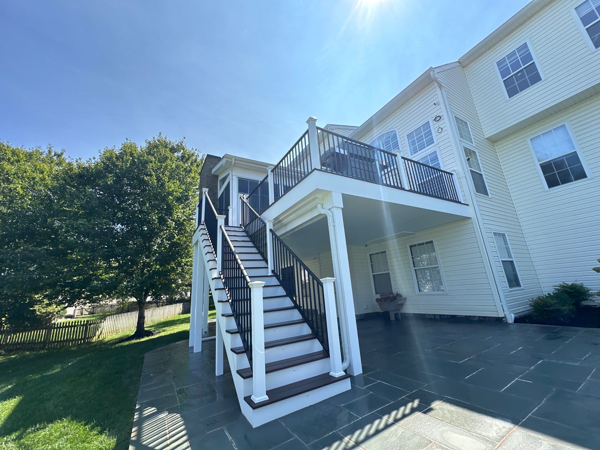 House  and deck washing  by Baltimore Pressure Washers Inc.