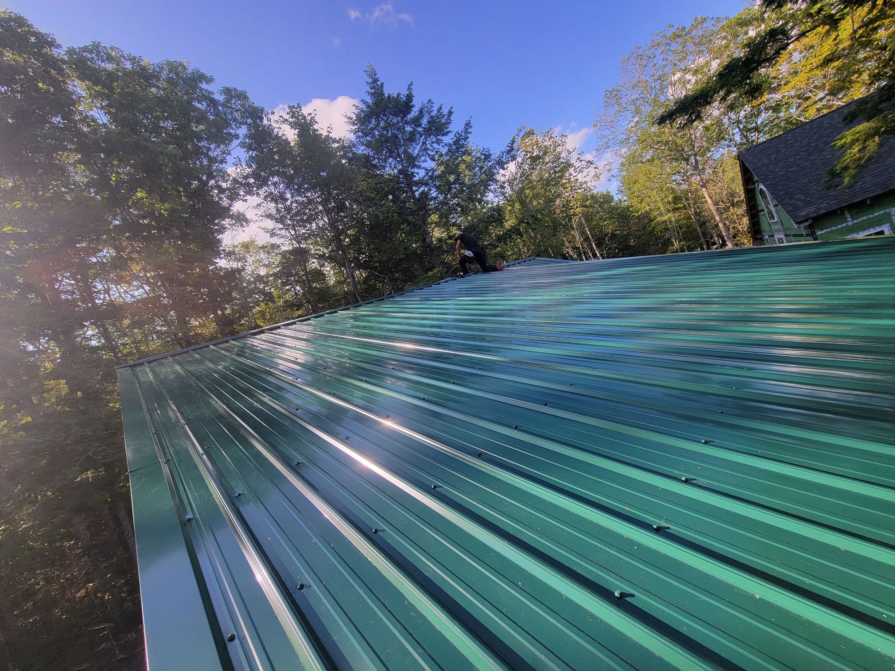 New Metal Roof using All Thats Metal 29g Currigated  by The B.A.R Roofing