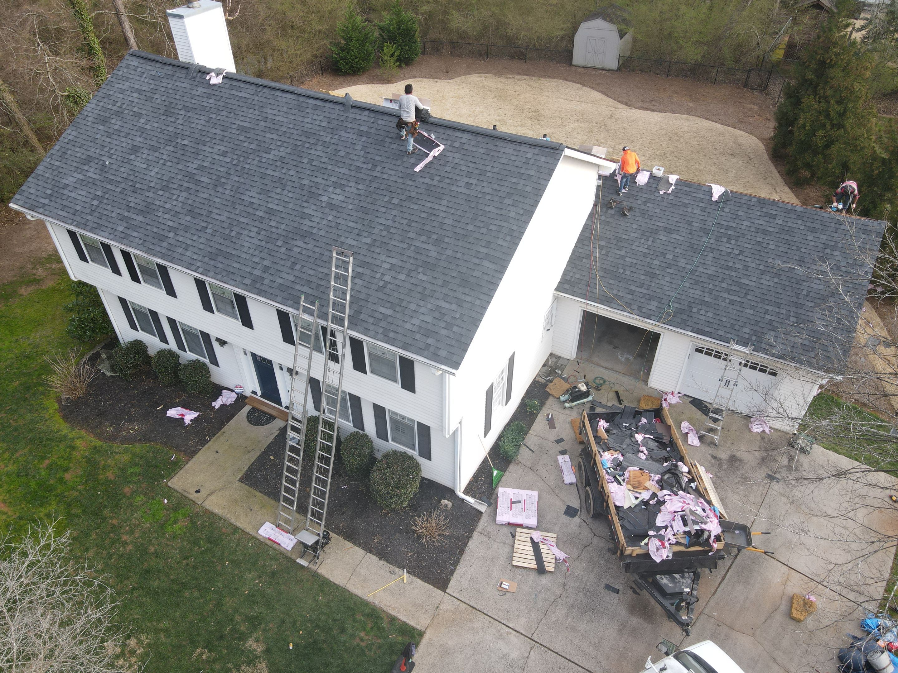 Residential Roofing Installation using Owens Corning by Inspector Roofing and Restoration