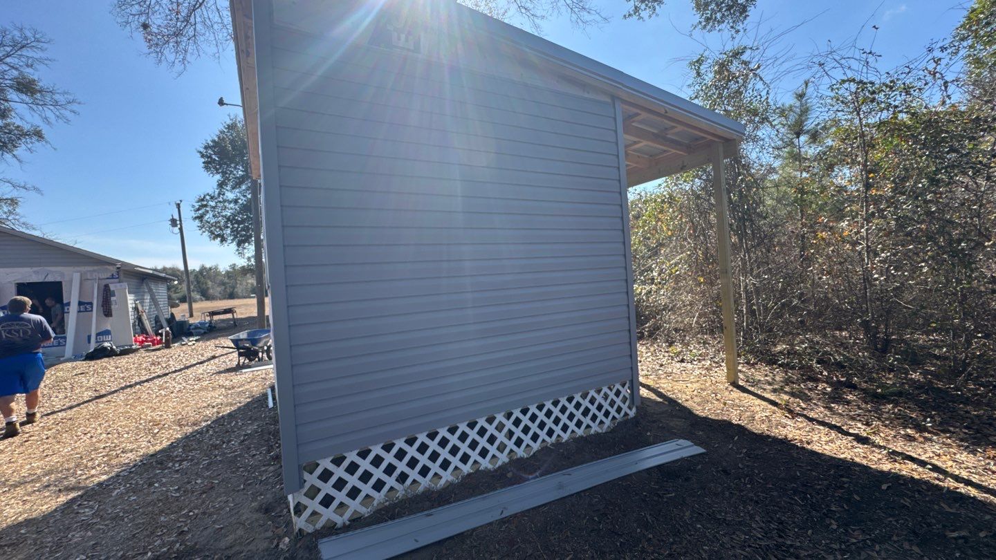 Garage Close in and Shed Build by JB's Contracting and Maintenance LLC