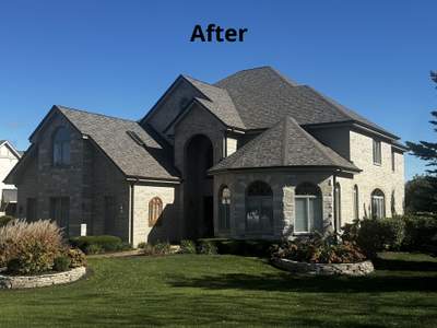 OC Duration Driftwood Shingles / New Gutters