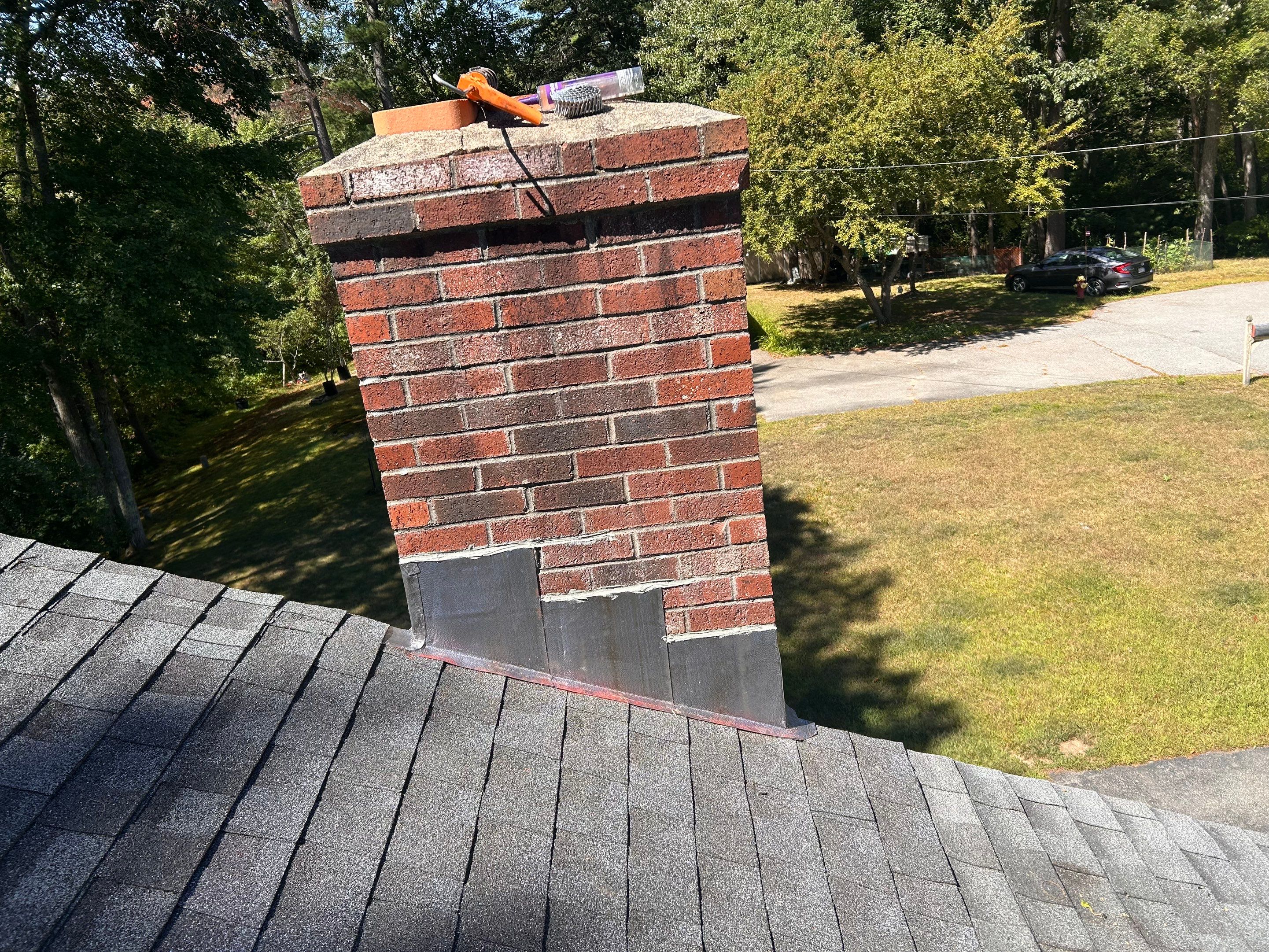 Tewksbury Attic Ventilation Upgrade with Chimney & Pipe Boot Reflashing by Mighty Dog Roofing of Greater Middlesex County