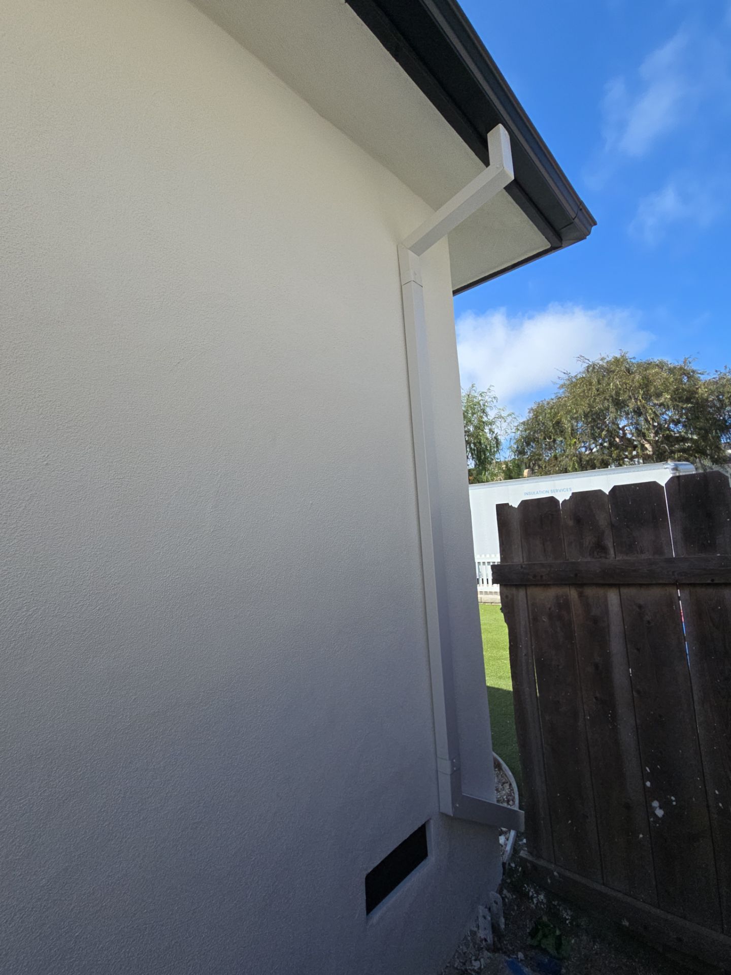 Rain Gutters Project in San Diego by Insulation Labs