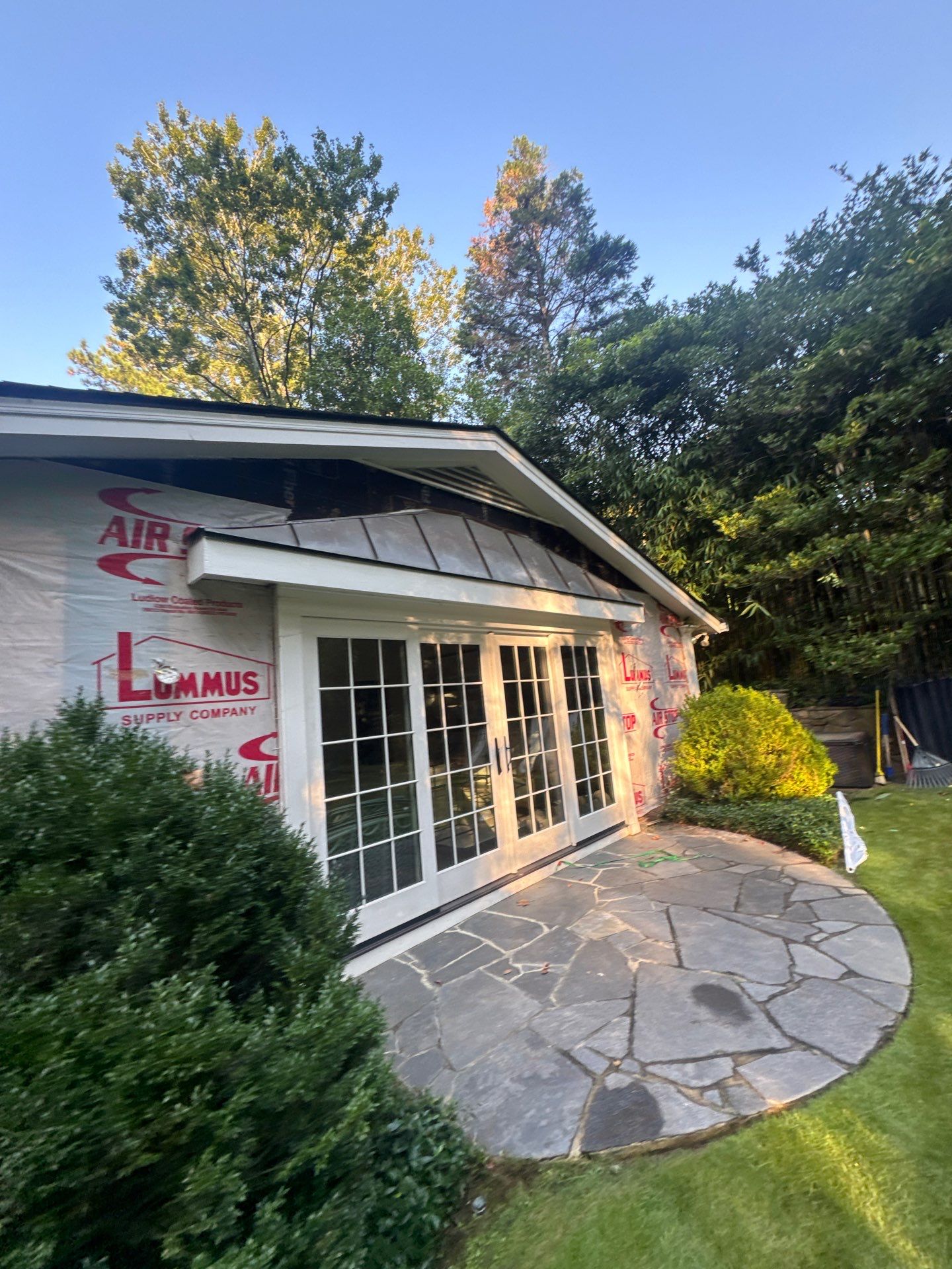 Siding Installation using James Hardie Color Plus Lap Siding by Nelson Exteriors 