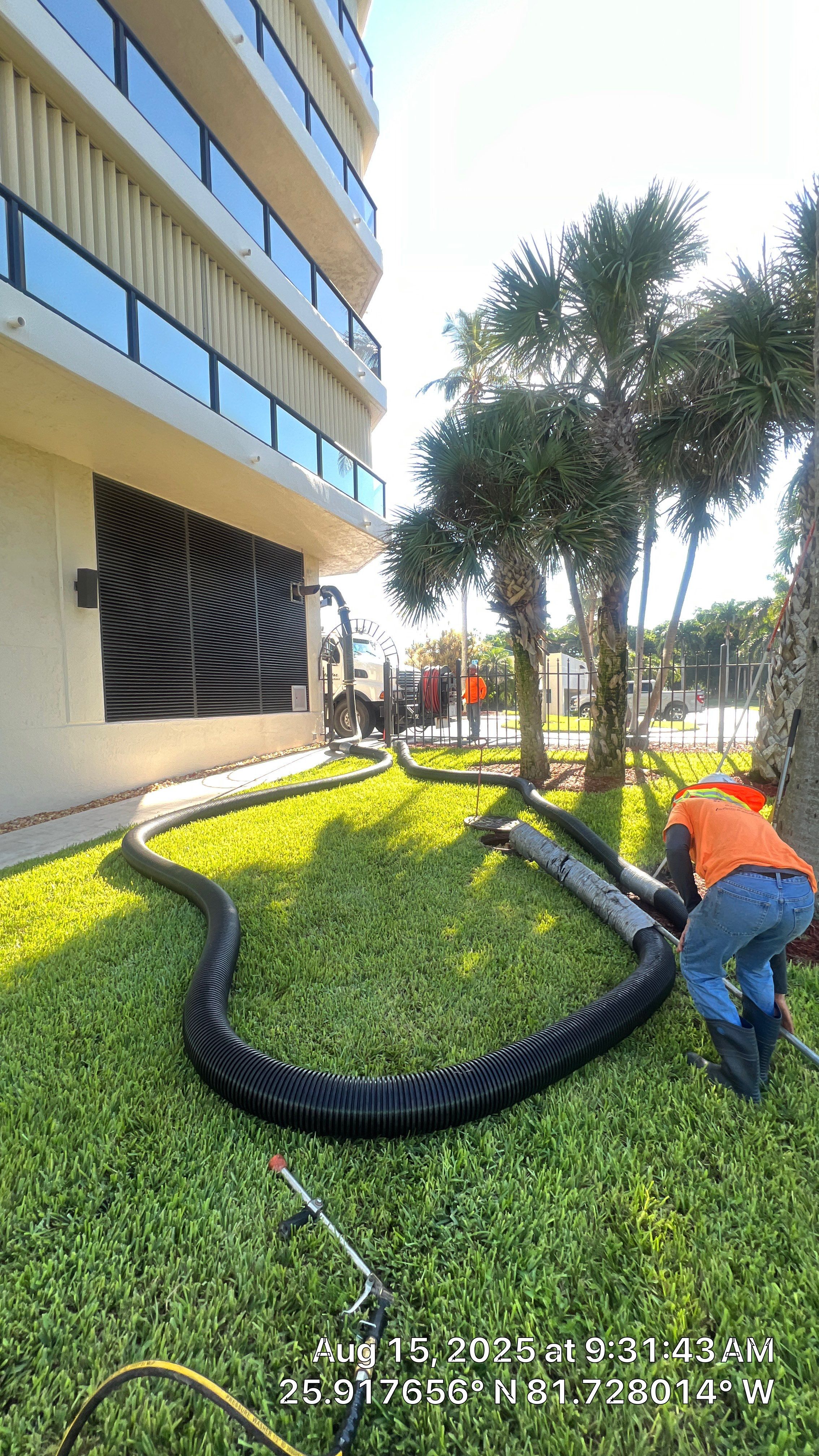 Condo Storm Water System Cleaning and Maintenance by APS Power & Water