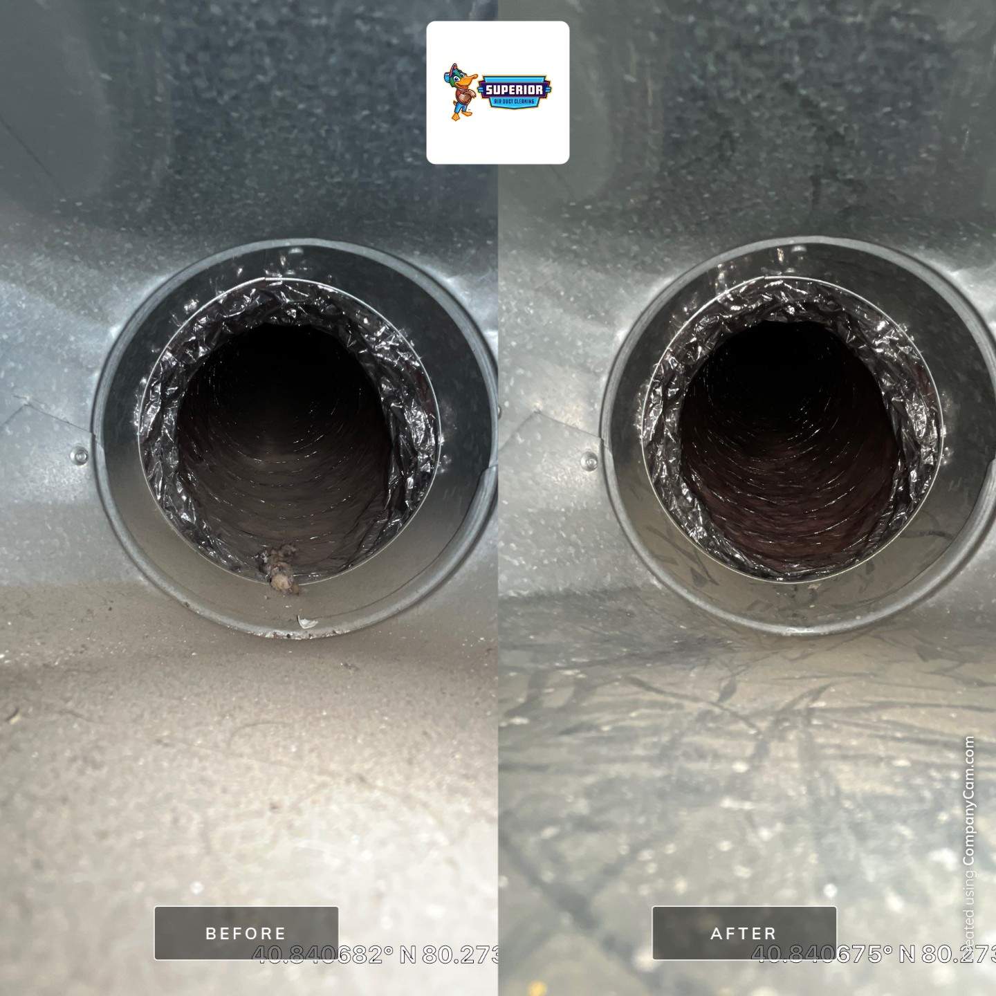 Air Duct Cleaning With a Vacuum Truck in Ellwood City, PA by Superior Air Duct Cleaning